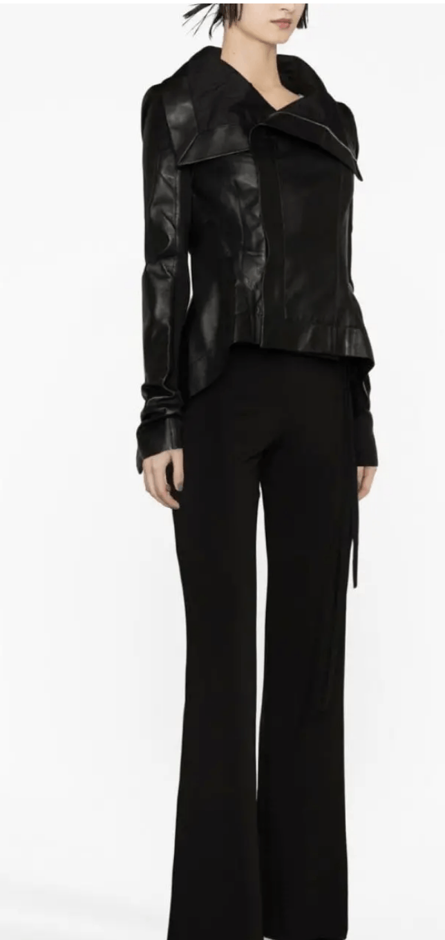 Rick Owens Rick Owens Lamb Skin Naska Biker Jacket IT 38 Size XS / US 0-2 / IT 36-38 - 2 Thumbnail