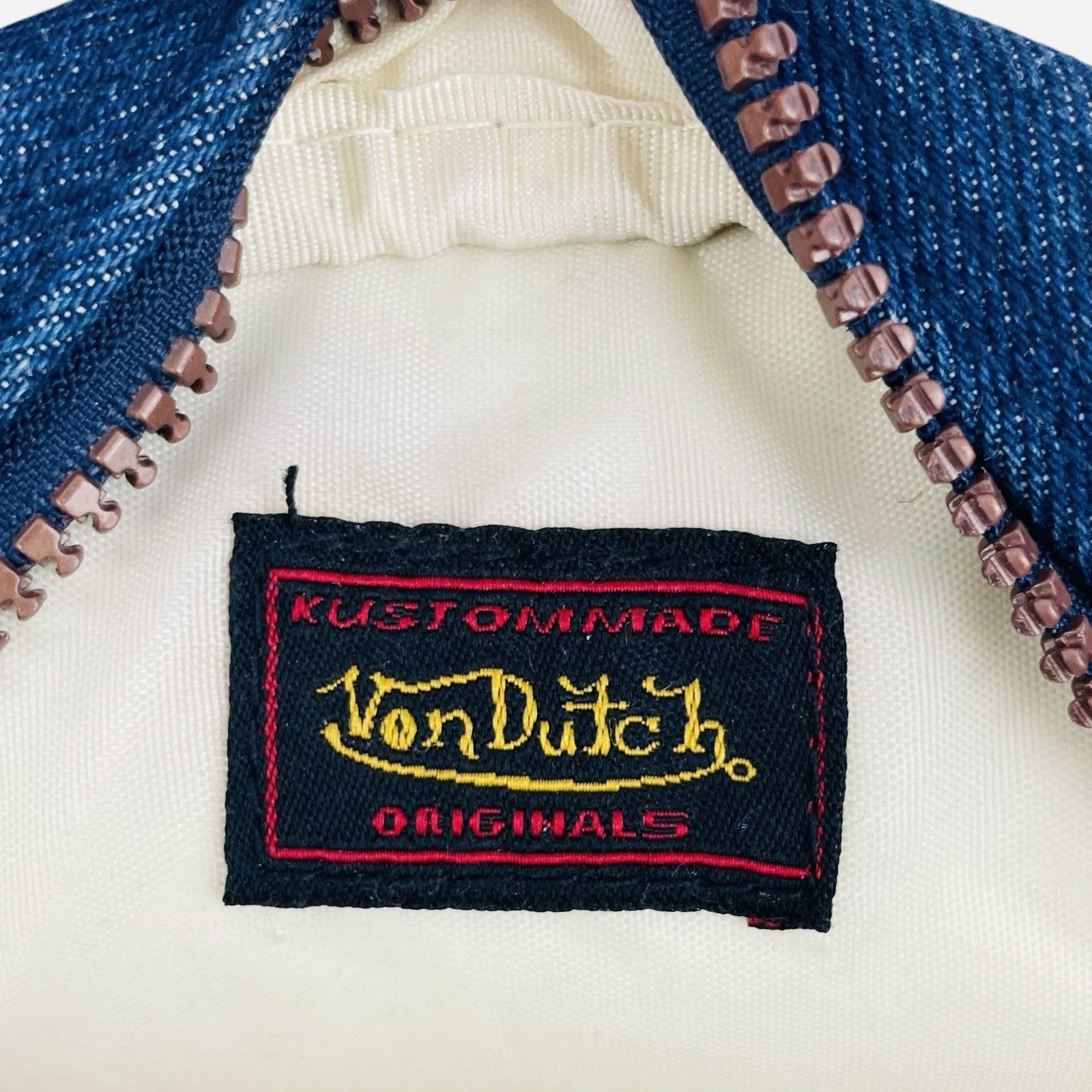 Von Dutch RARE Vintage 2000s Von Dutch Denim Mini Bowling Bag Purse Size ONE SIZE - 8 Thumbnail