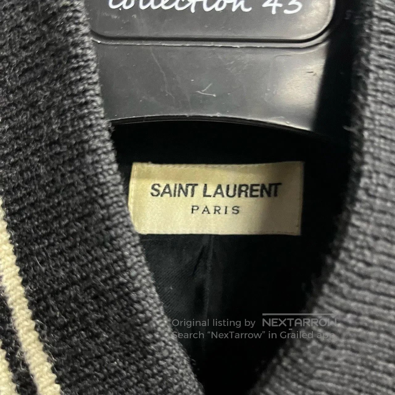 Saint Laurent Paris Saint Laurent Black Varsity Jacket. Size US M / EU 48-50 / 2 - 3 Thumbnail