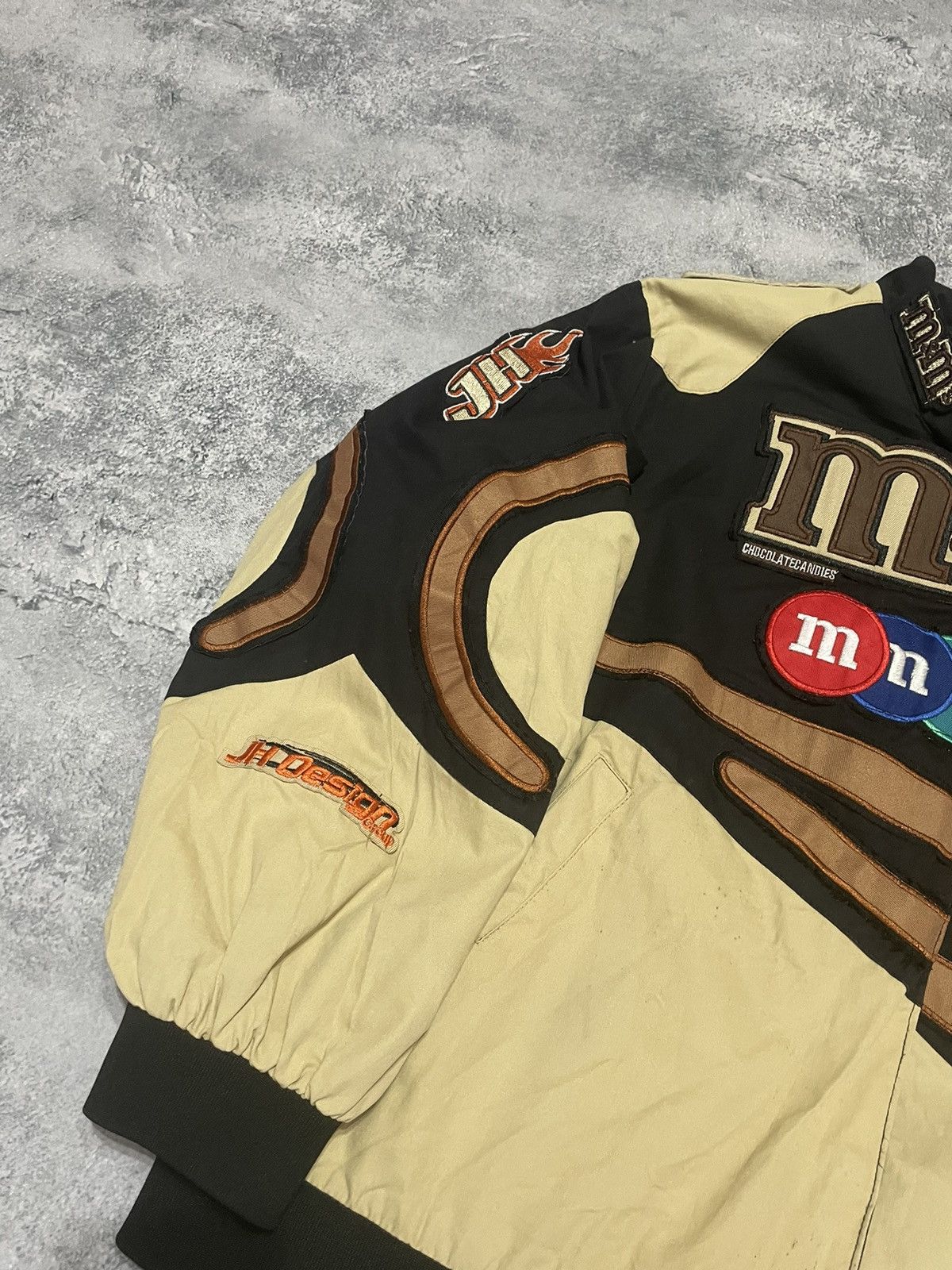 JH Design Vintage M&M's Embroidery Racing Moto Y2K Jacket S Size US S / EU 44-46 / 1 - 4 Thumbnail