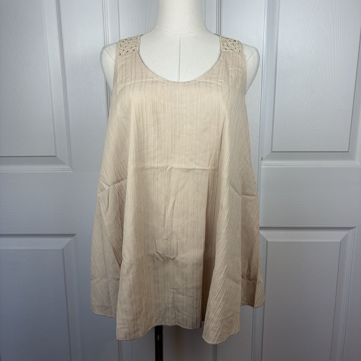 Other Tan crochet chicme tank top Size S / US 4 / IT 40 - 4 Thumbnail