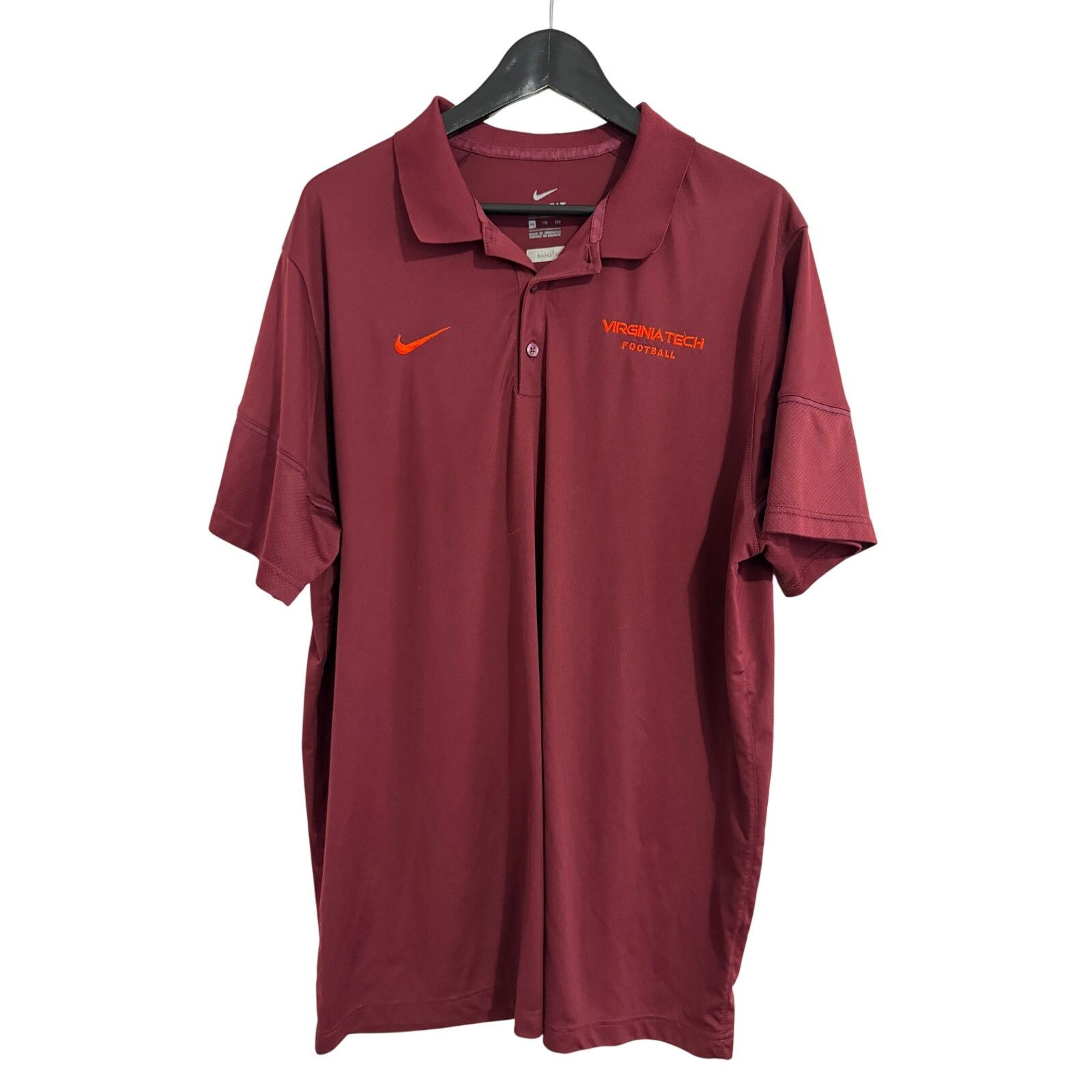 Nike Virginia Tech Hokies Nike Dri-Fit Polo Men's Size XXL Size US XXL / EU 58 / 5 - 1 Thumbnail