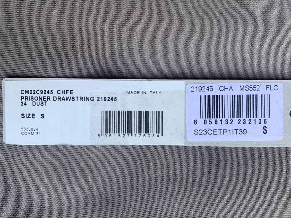 Champion × Rick Owens RICK OWENS X CHAMPION PRISONER TRACK PANTS Size US 28 / EU 44 - 20 Thumbnail