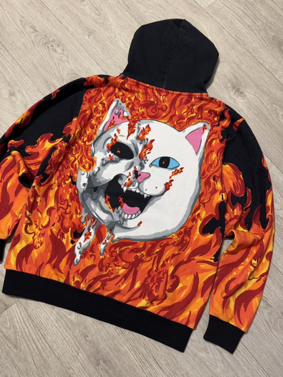 RIPNDIP × Vintage 🔷RIPNDIP Nerm in Hell Crazy Hoodie🔷 Size US S / EU 44-46 / 1 - 9 Thumbnail