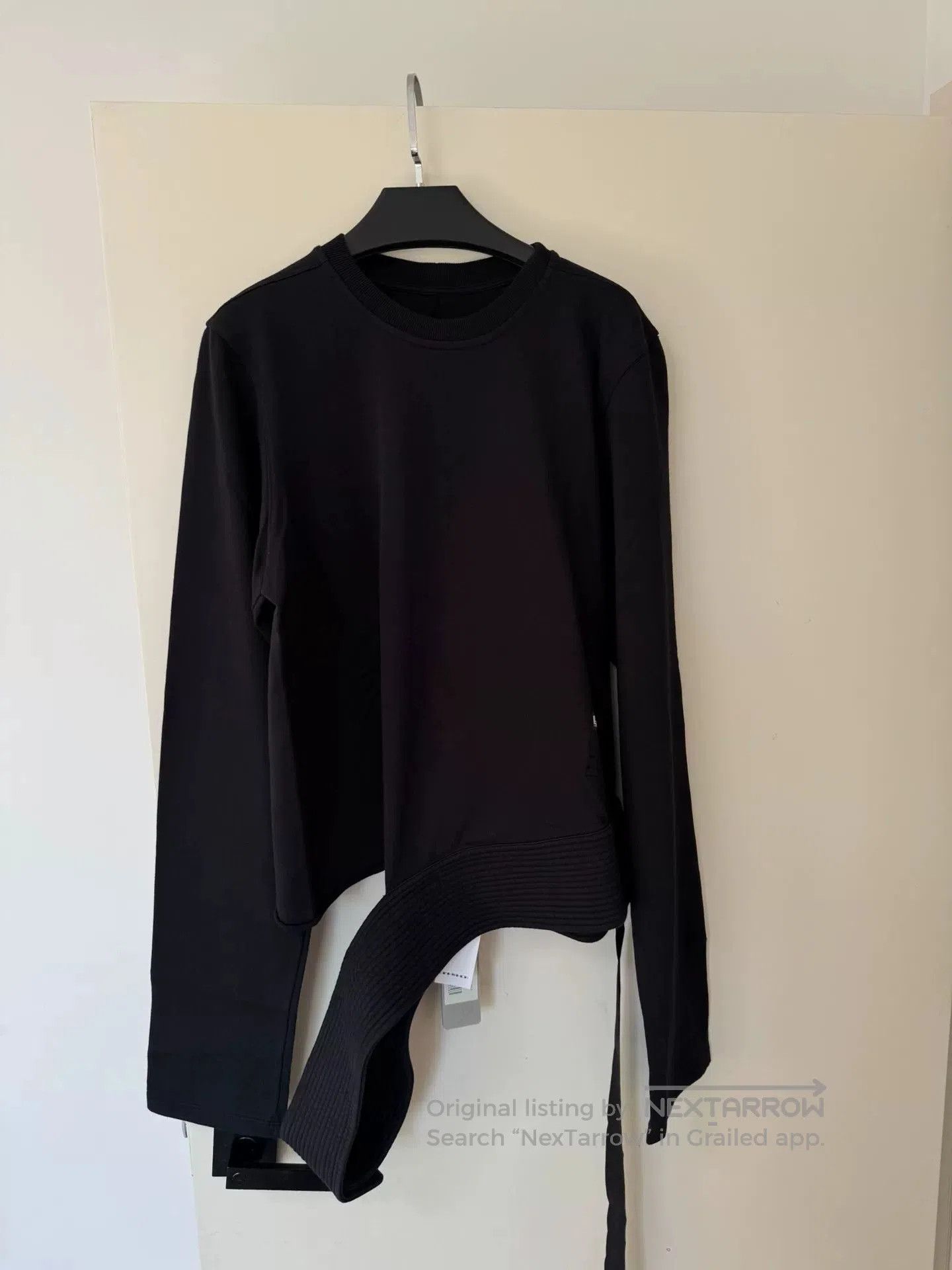 Rick Owens Drkshdw Rick Owens DRKSHDW Torn Hem Crewneck Sweatshirt. Size US XS / EU 42 / 0 - 2 Thumbnail