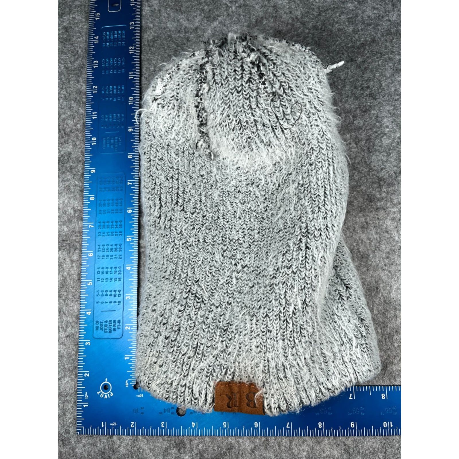 Vintage BR Beanie Toque Beanie Unisex Adults One Size Blue Knit Acrylic Winter Snow Ski Pom Hat Size ONE SIZE - 6 Thumbnail