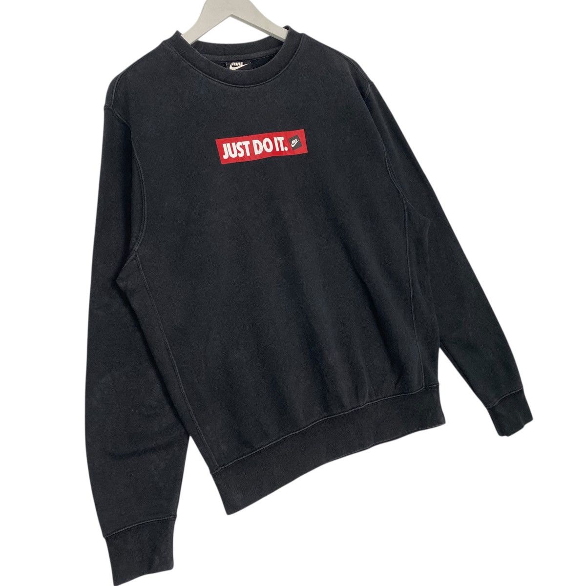 Other Vintage Nike Just Do It Big Logo Printed Sweatshirt Black Size US S / EU 44-46 / 1 - 3 Thumbnail