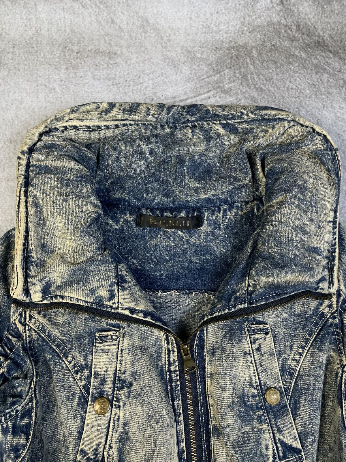 Le Grande Bleu (L.G.B.) H.C.M.II Mud Wash Bono Denim Jacket Size US S / EU 44-46 / 1 - 5 Thumbnail