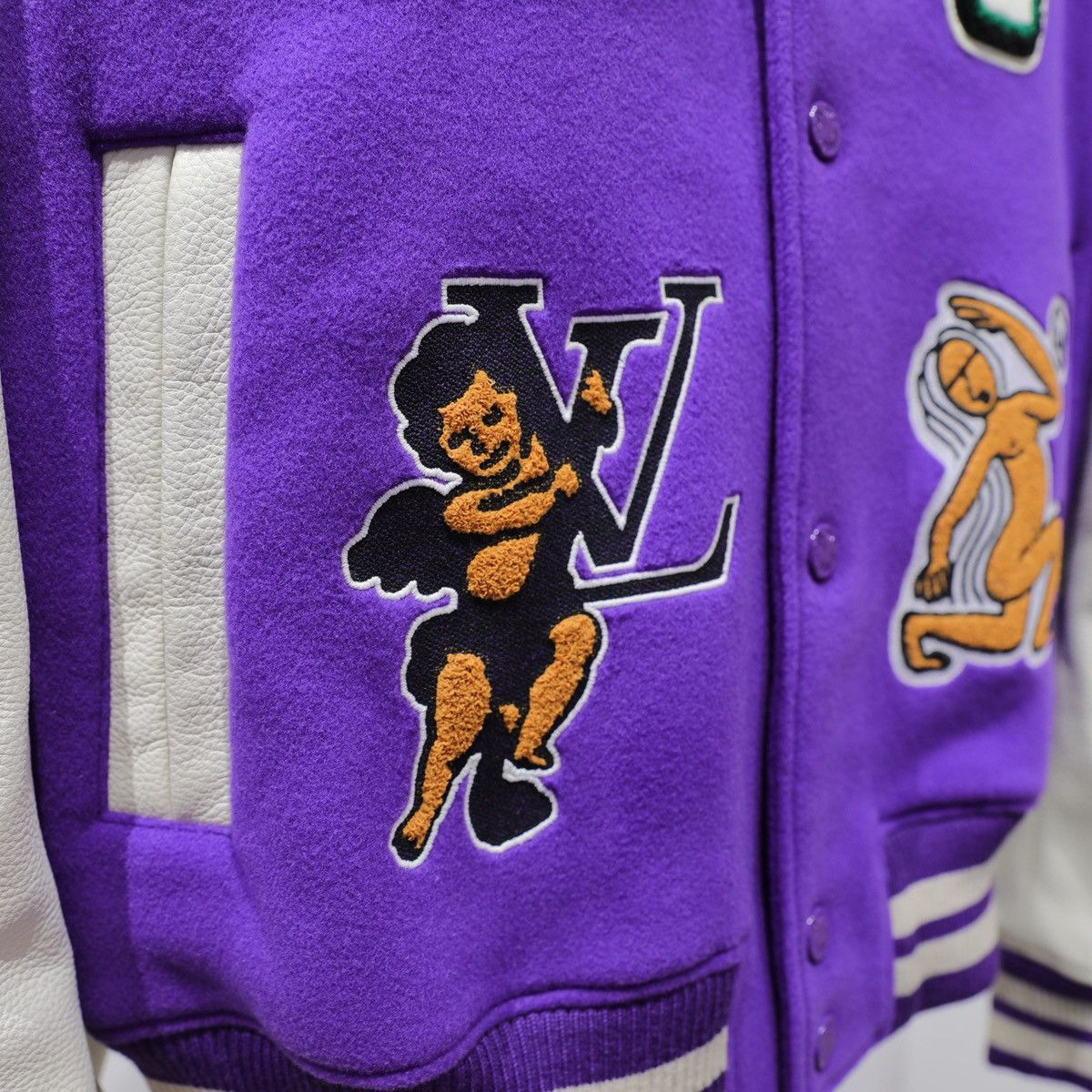 Louis Vuitton Louis Vuitton 2022 Patches Varsity Varsity Jacket 54（XL） Size US XL / EU 56 / 4 - 5 Thumbnail