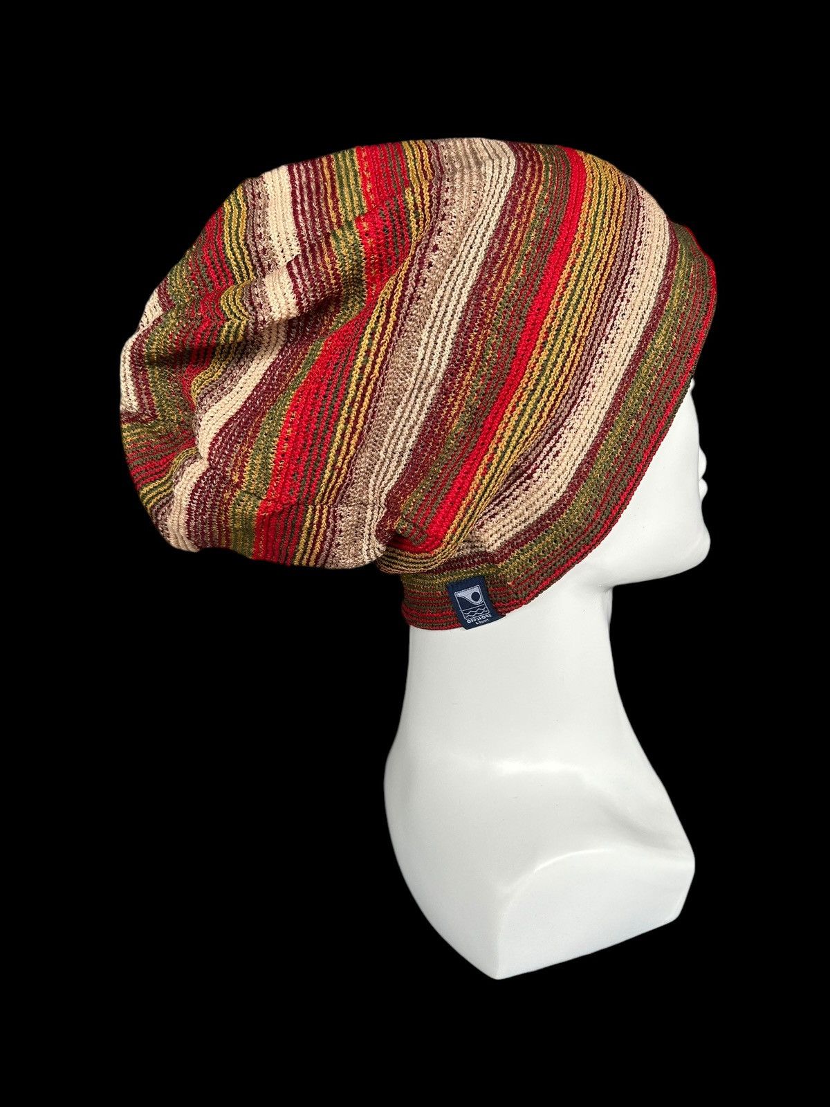 Japanese Brand × Kapital × Vintage Japanese Style Reversible big Beanie Hats Like Hippies Style Size ONE SIZE - 4 Thumbnail