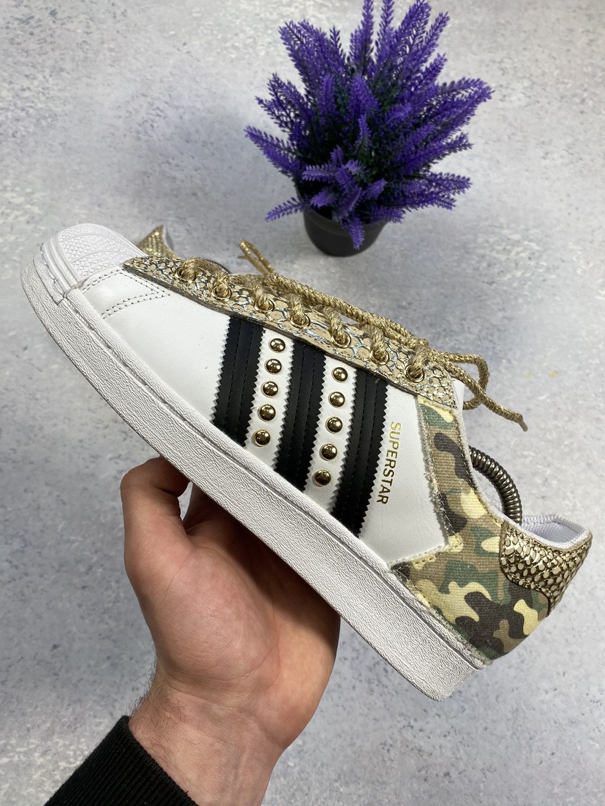 Adidas Very Rare Women’s Adidas Superstar Lady Camo Size US 8 1/2 Size US 12 / IT 42 - 16 Thumbnail