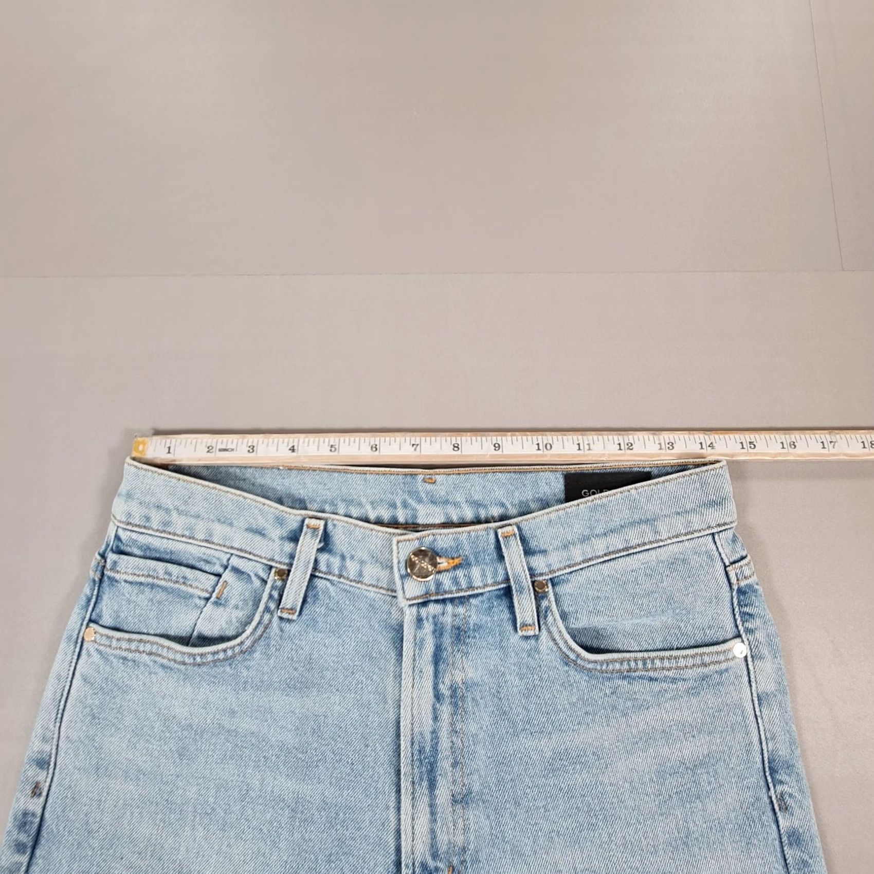 GOLDSIGN GOLDSIGN Womens Bootcut Jeans Blue W27 L30 High Rise Stretch Denim Size 27" / US 4 / IT 40 - 7 Thumbnail