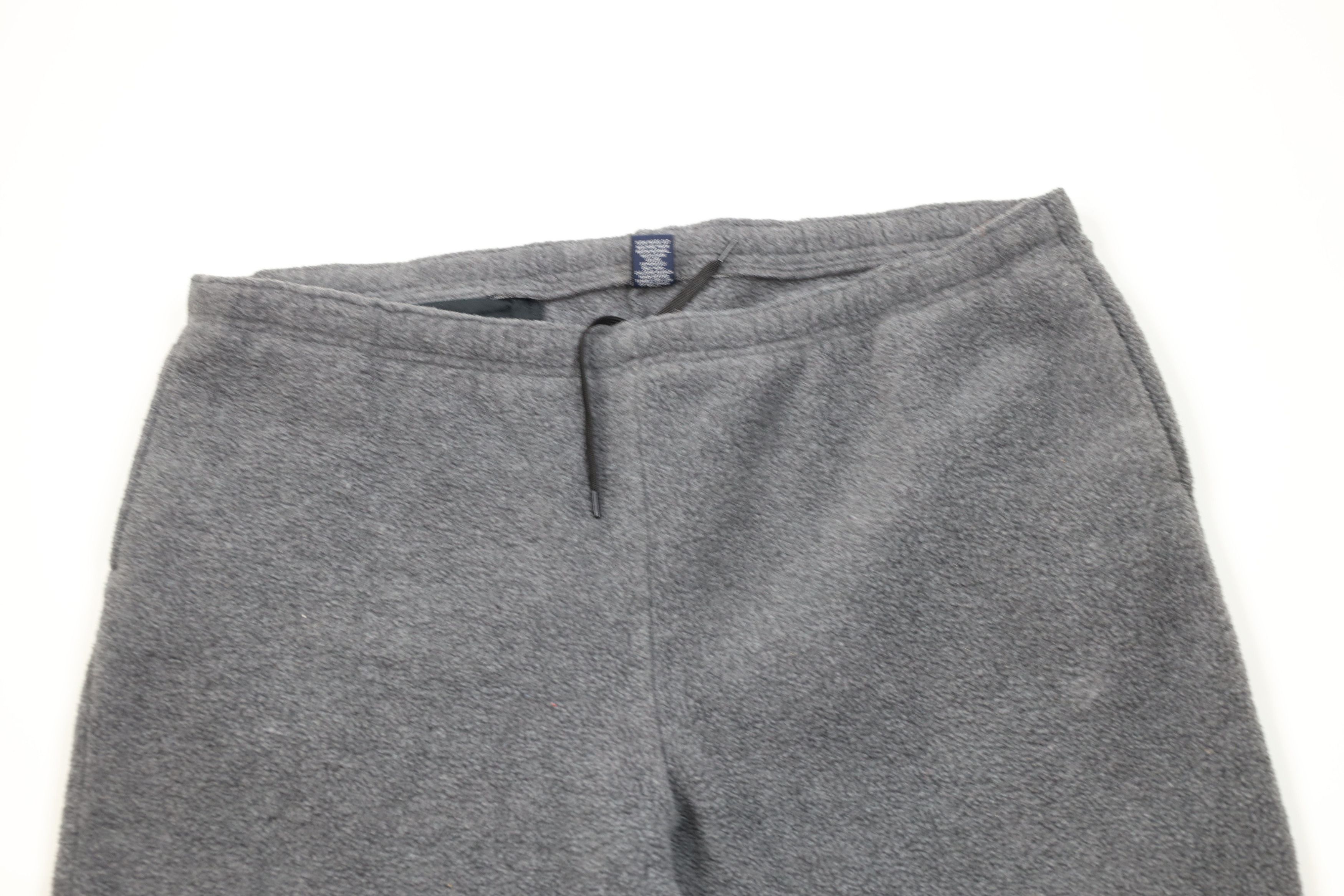 Lands' End × Vintage Vintage 90s Lands End Fleece Sweatpants Joggers Gray USA Size US 38 / EU 54 - 2 Thumbnail