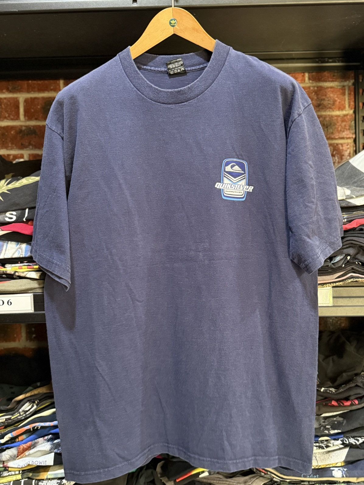 Quiksilver Vintage 90s Quiksilver Boardriding Surfing Faded Tee Size US XL / EU 56 / 4 - 3 Thumbnail