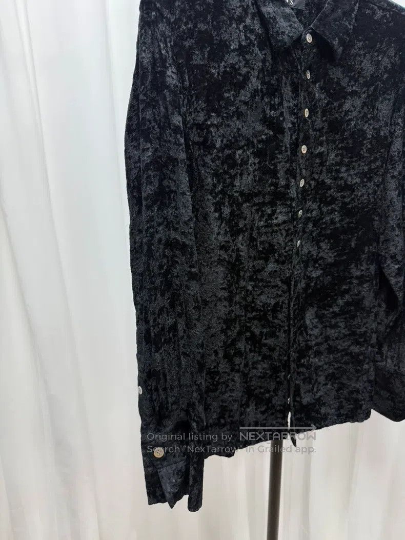 Yohji Yamamoto YOHJI YAMAMOTO Asymmetrical Velvet Shell Button Shirt Size US XS / EU 42 / 0 - 2 Thumbnail