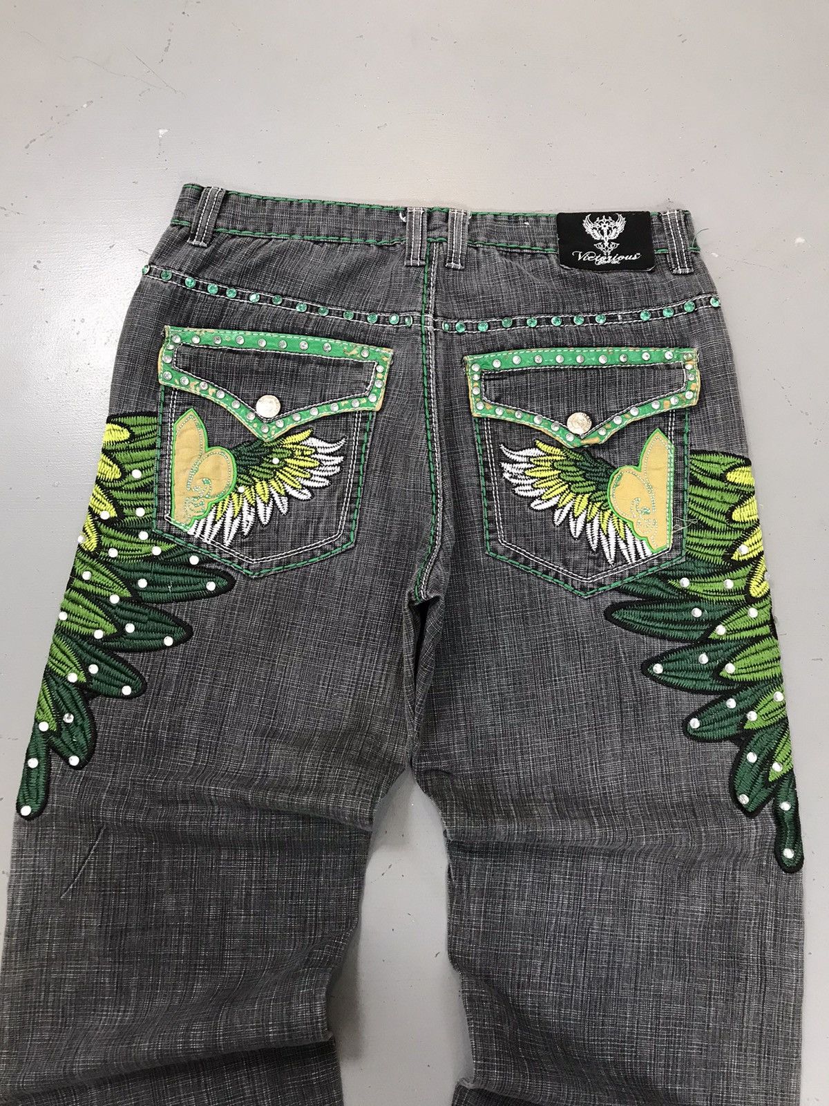 Other Crazy Vintage Victorious Embroidery Denim Size US 38 / EU 54 - 7 Thumbnail