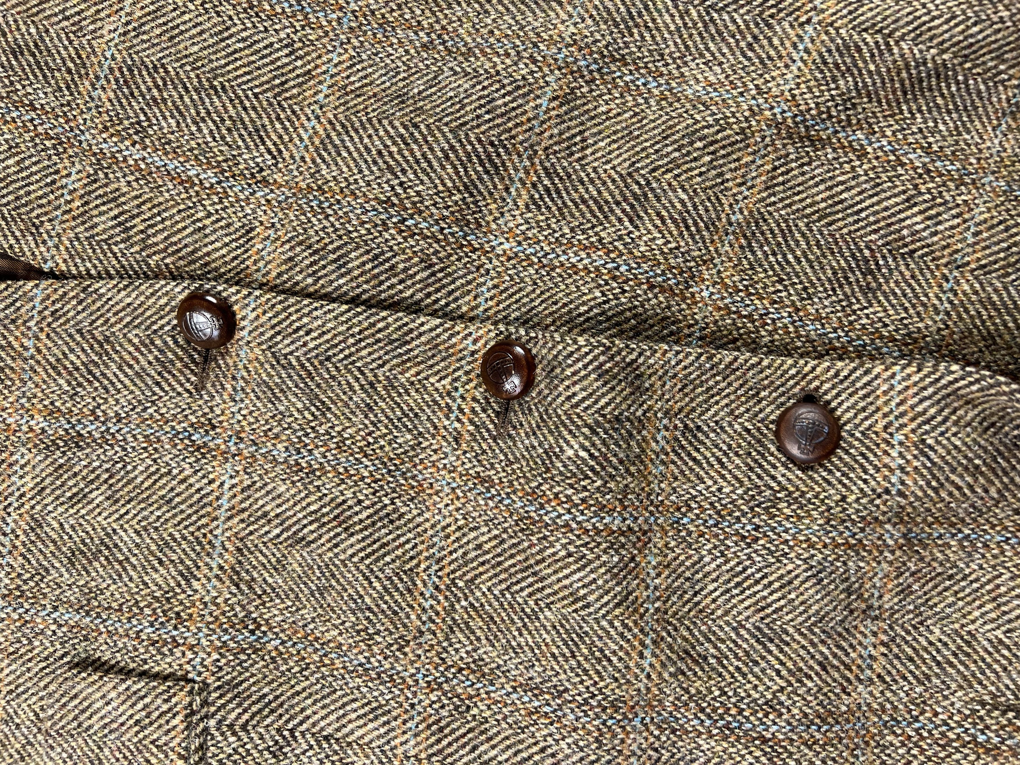 Harris Tweed × Vintage Vintage Harris Tweed Wool Blazer M Size 48R - 2 Thumbnail