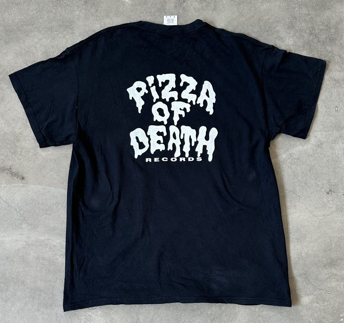 KUZIRA Tシャツ XL 灰色 pizza of death PIZZA OF DEATH RECORDS , Kuzira Tshirt White Large / 77 x 58