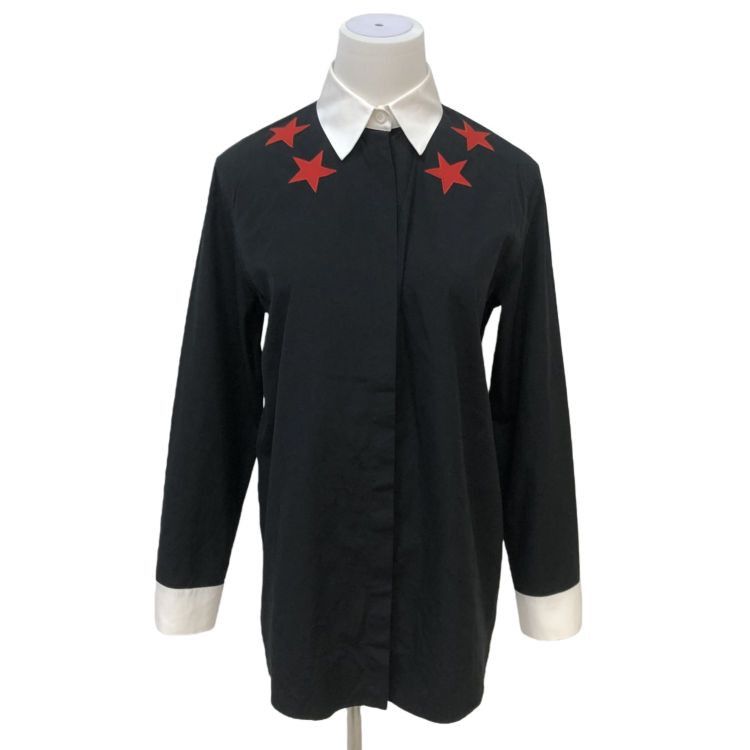 Givenchy Givenchy Star Embroidered Button Up Shirt Size 36 Size XS / US 0-2 / IT 36-38 - 1 Thumbnail