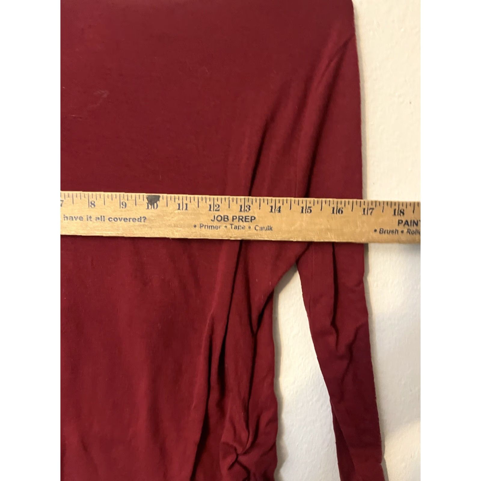 Old Navy Old Navy Ladies Fitted Maternity Long Sleeve Medium Maroon Size M / US 6-8 / IT 42-44 - 5 Thumbnail