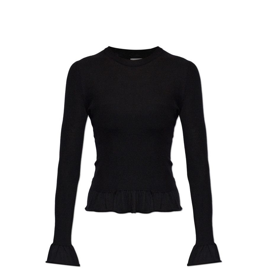 Jil Sander JIL SANDER Long Sleeve Wool Sweater Black Pullover New & Aut Size XS / US 0-2 / IT 36-38 - 1 Preview