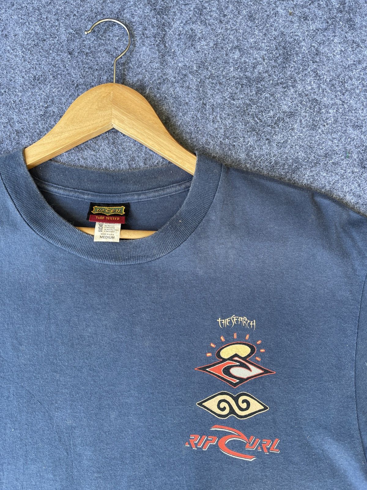 Ripcurl Rare🔥Vintage 90s FADED Ripcurl Surfing Tee Size US L / EU 52-54 / 3 - 12 Thumbnail
