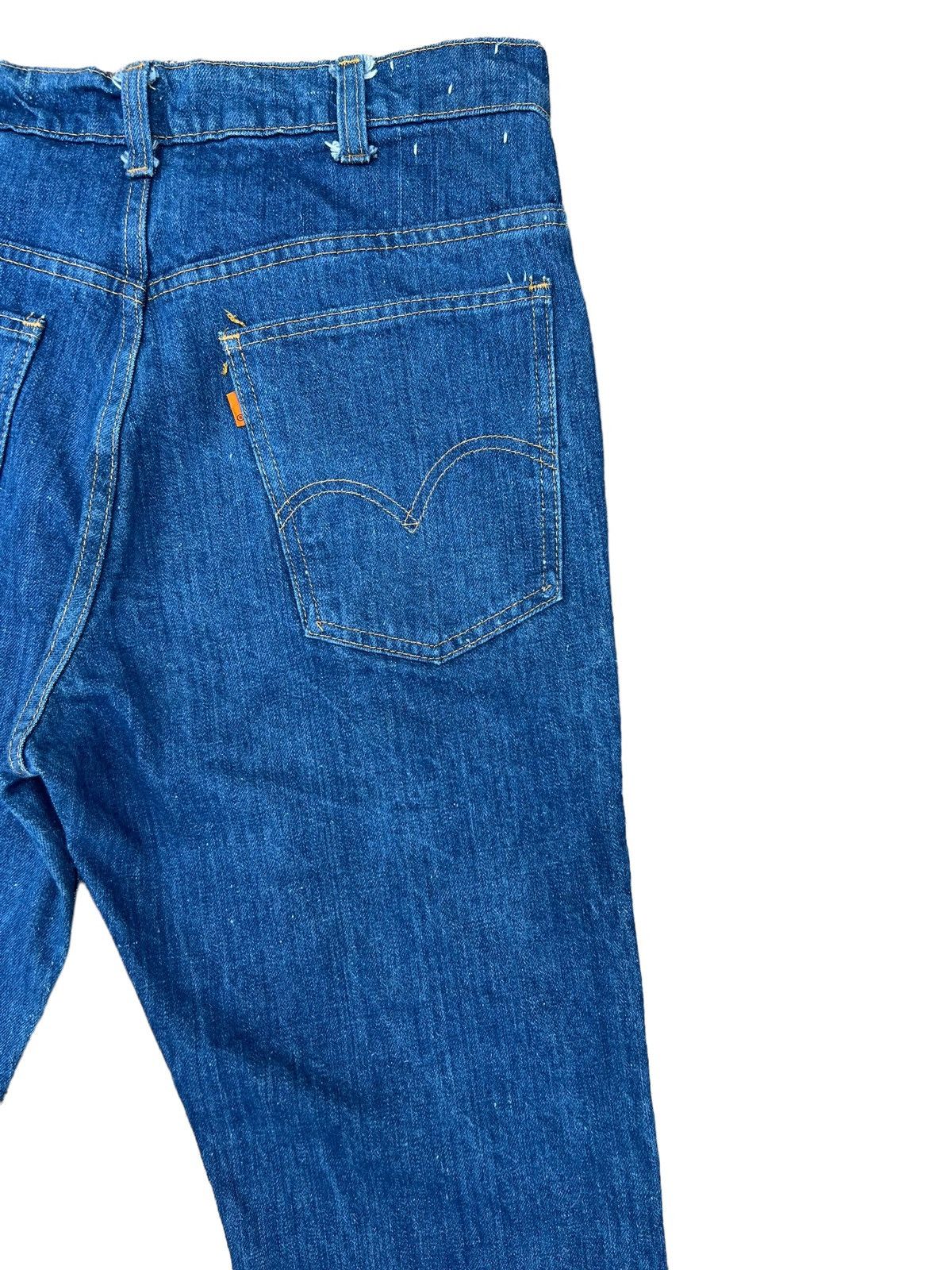 Levi's RARE! Vintage 70s Levi’s 646 Orange Tab Denim Bootcut Jeans Size US 33 - 17 Thumbnail