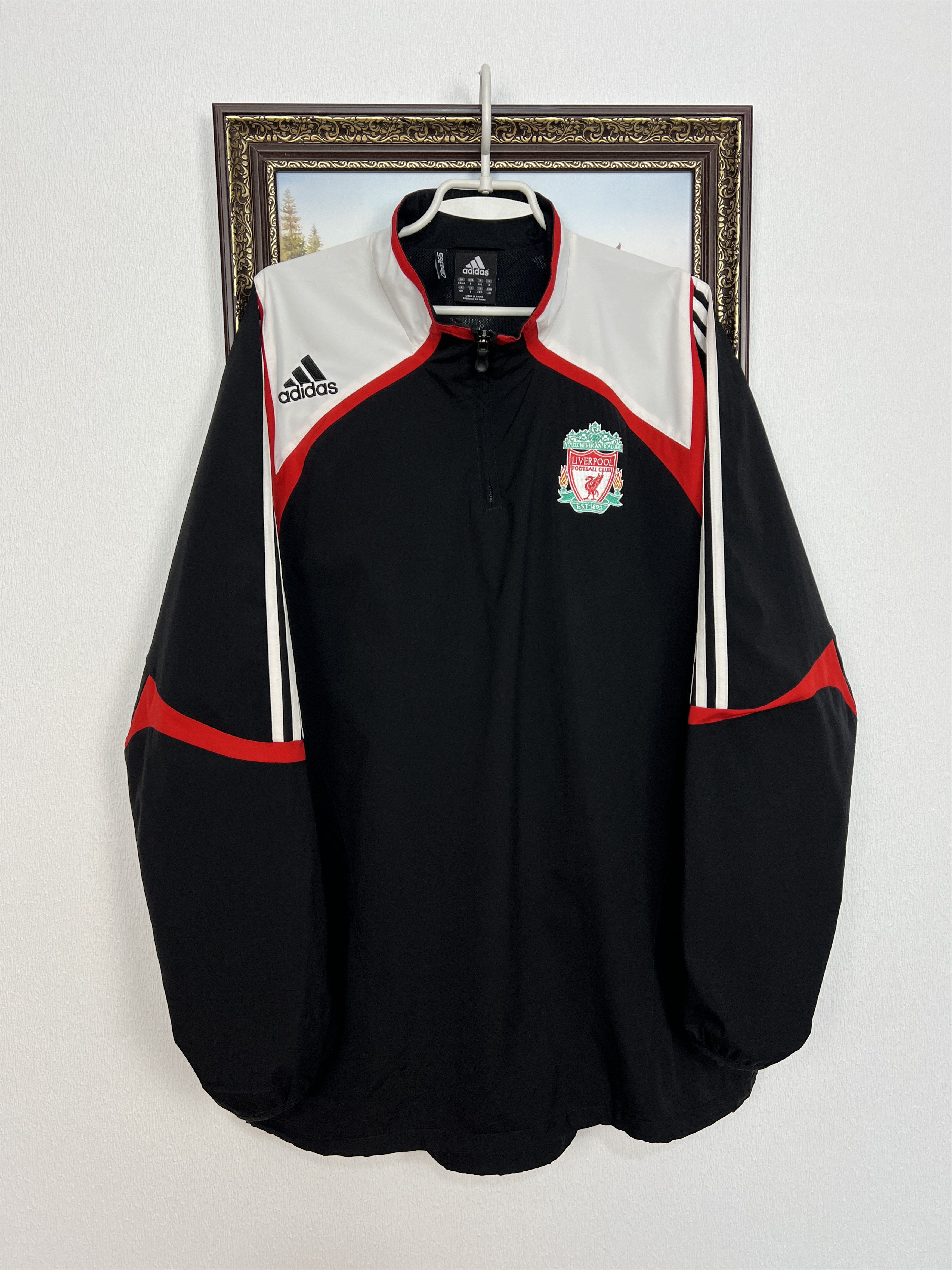 Adidas Vintage Liverpool Football Jacket Track Top Gunners Rare Size US XL / EU 56 / 4 - 1 Thumbnail