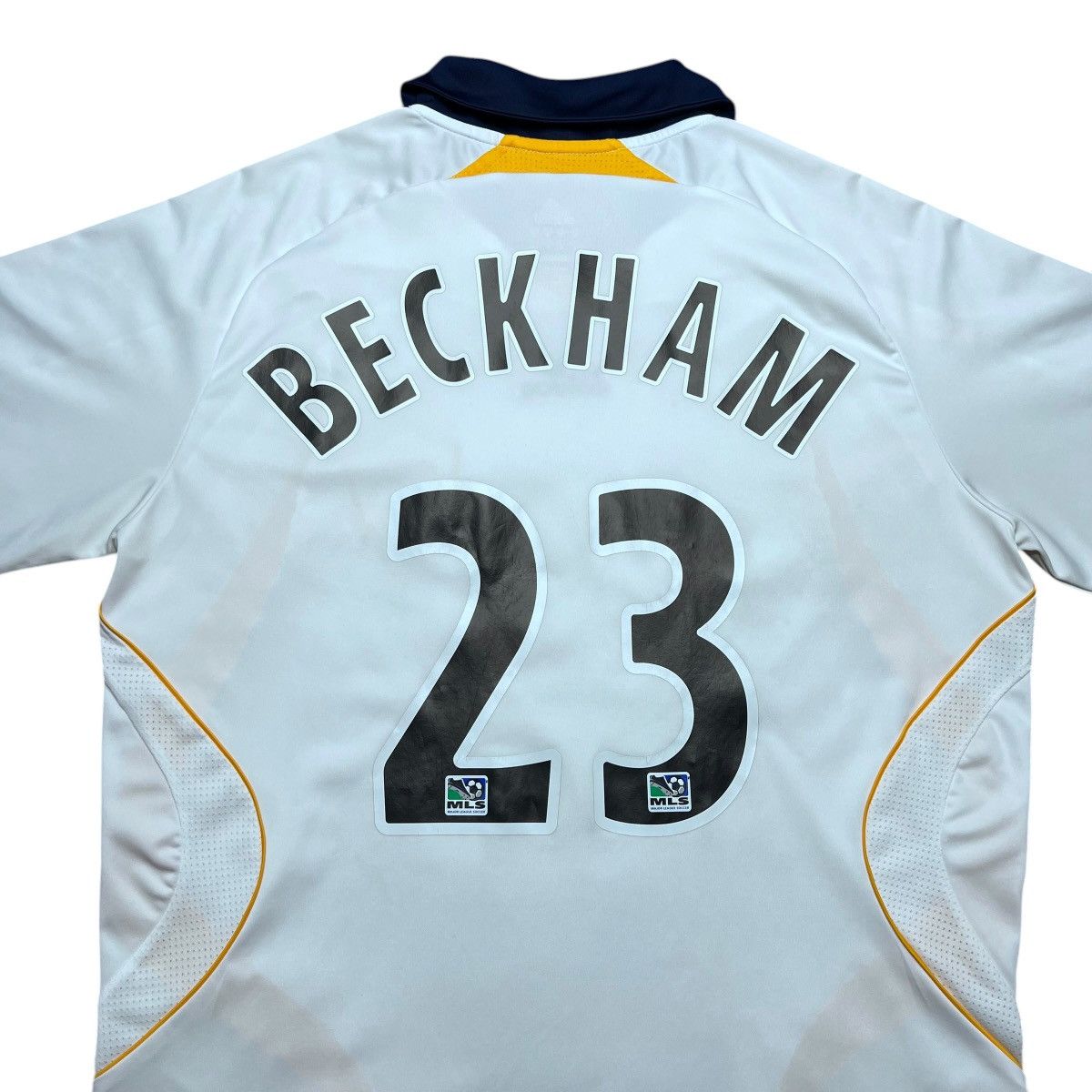Adidas 2007 LA Galaxy David Beckham Adidas Soccer Football Jersey Size US L / EU 52-54 / 3 - 12 Thumbnail