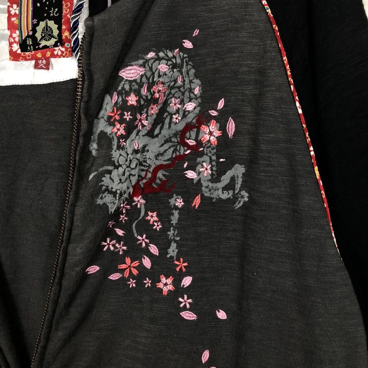 Japanese Brand 📌Vintage Zipper Hoodie Jacket Sukajan Design Full Print Size US M / EU 48-50 / 2 - 21 Thumbnail