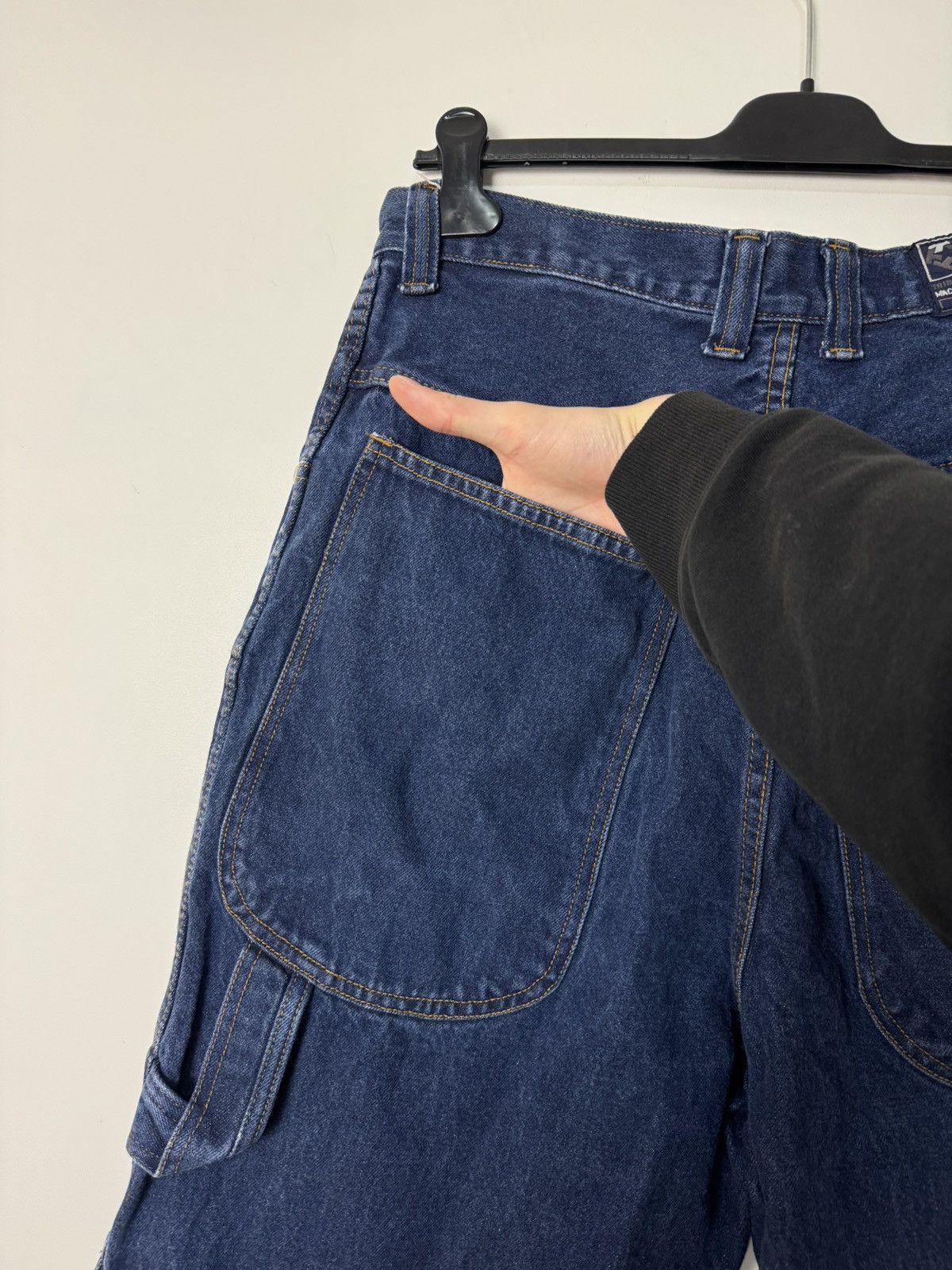 Tribal Streetwear Vintage 00s Tribal Streetwear Denim Shorts Baggy jnco style Size US 34 / EU 50 - 15 Thumbnail