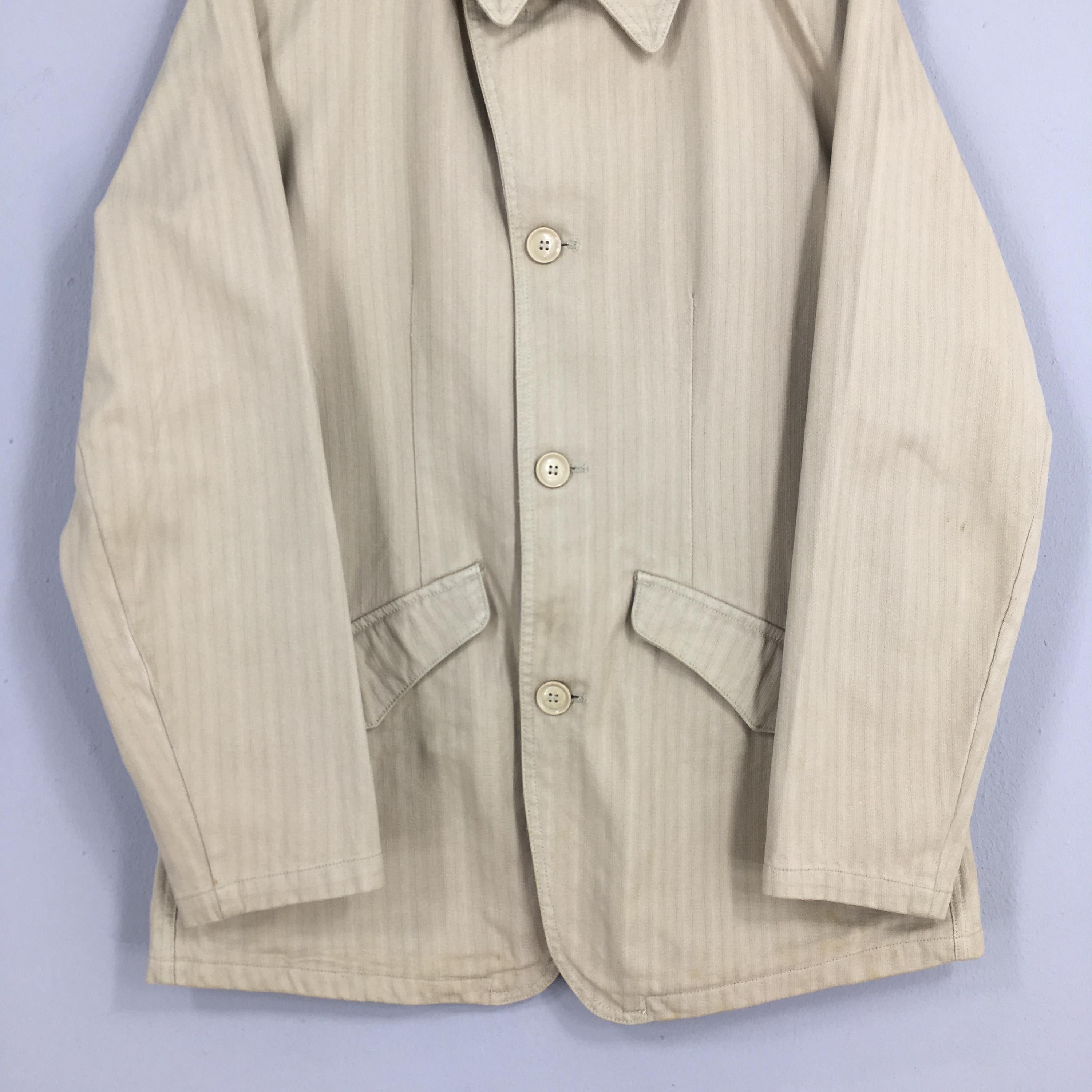 RAGEBLUE Vintage 90s Rageblue Japanese Workers Beige Jacket Medium Size US M / EU 48-50 / 2 - 4 Thumbnail