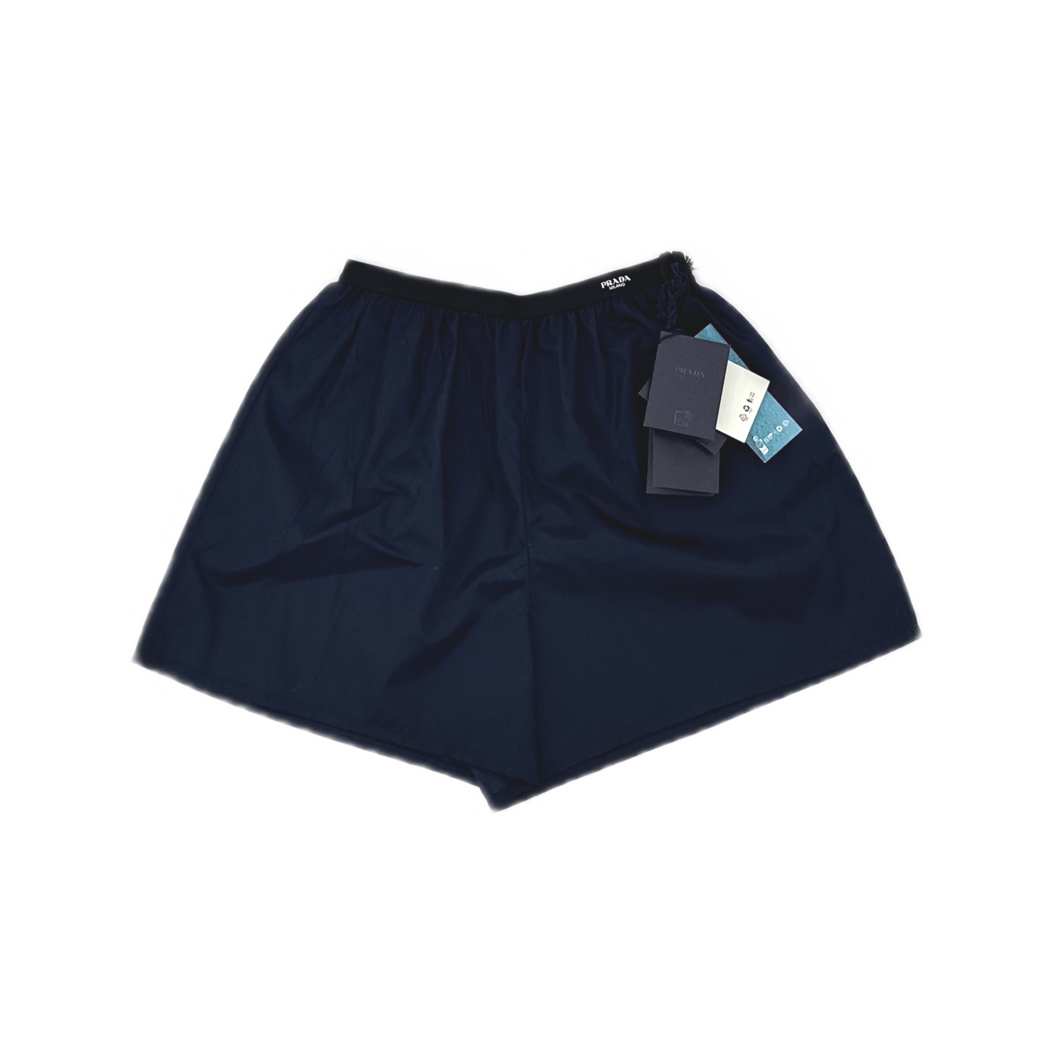 Prada Prada Re-Nylon Logo Waistband Shorts Size 38 Size 26" / US 2 / IT 38 - 1 Thumbnail