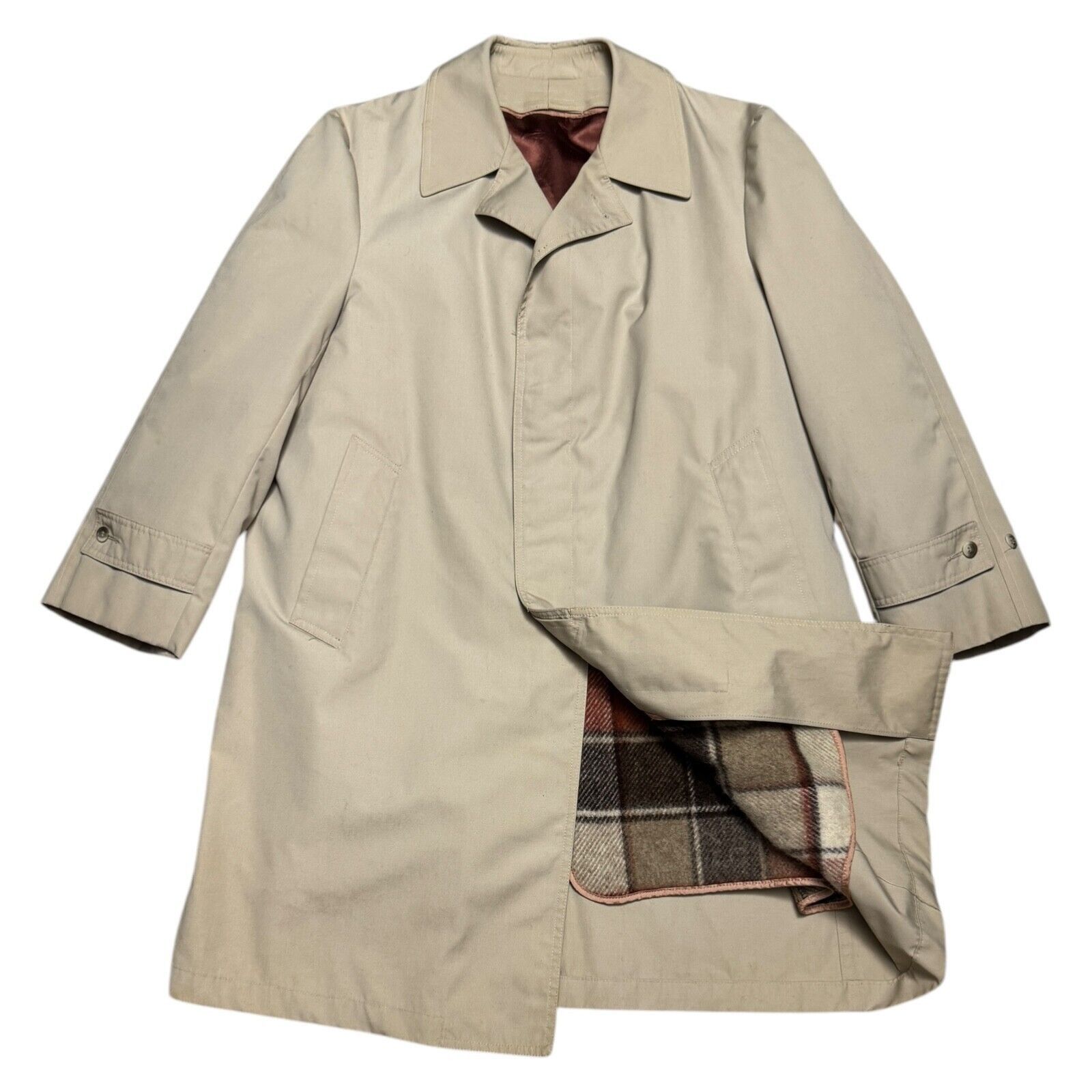 London Fog LONDON FOG MAINCOATS Vintage Retro Casual Trench Coat 42S Size US L / EU 52-54 / 3 - 7 Thumbnail