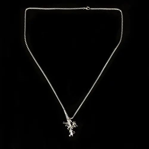 Jewelry Chiharu x Erika Angel Necklace Punk Y2K Chain Size ONE SIZE - 4 Thumbnail
