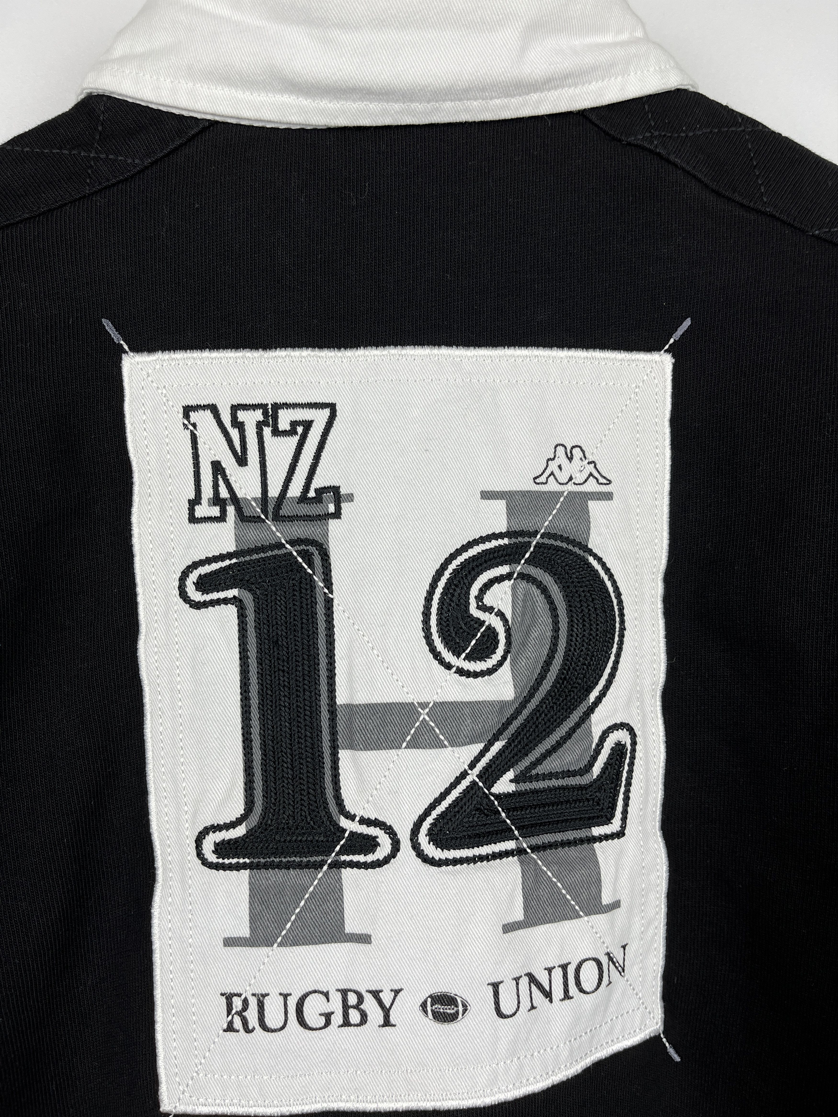 Canterbury of New Zealand × Kappa Kappa NZ New Zealand Rugby Union # 12 Polo Long Sleeve Shirt Size US S / EU 44-46 / 1 - 14 Thumbnail