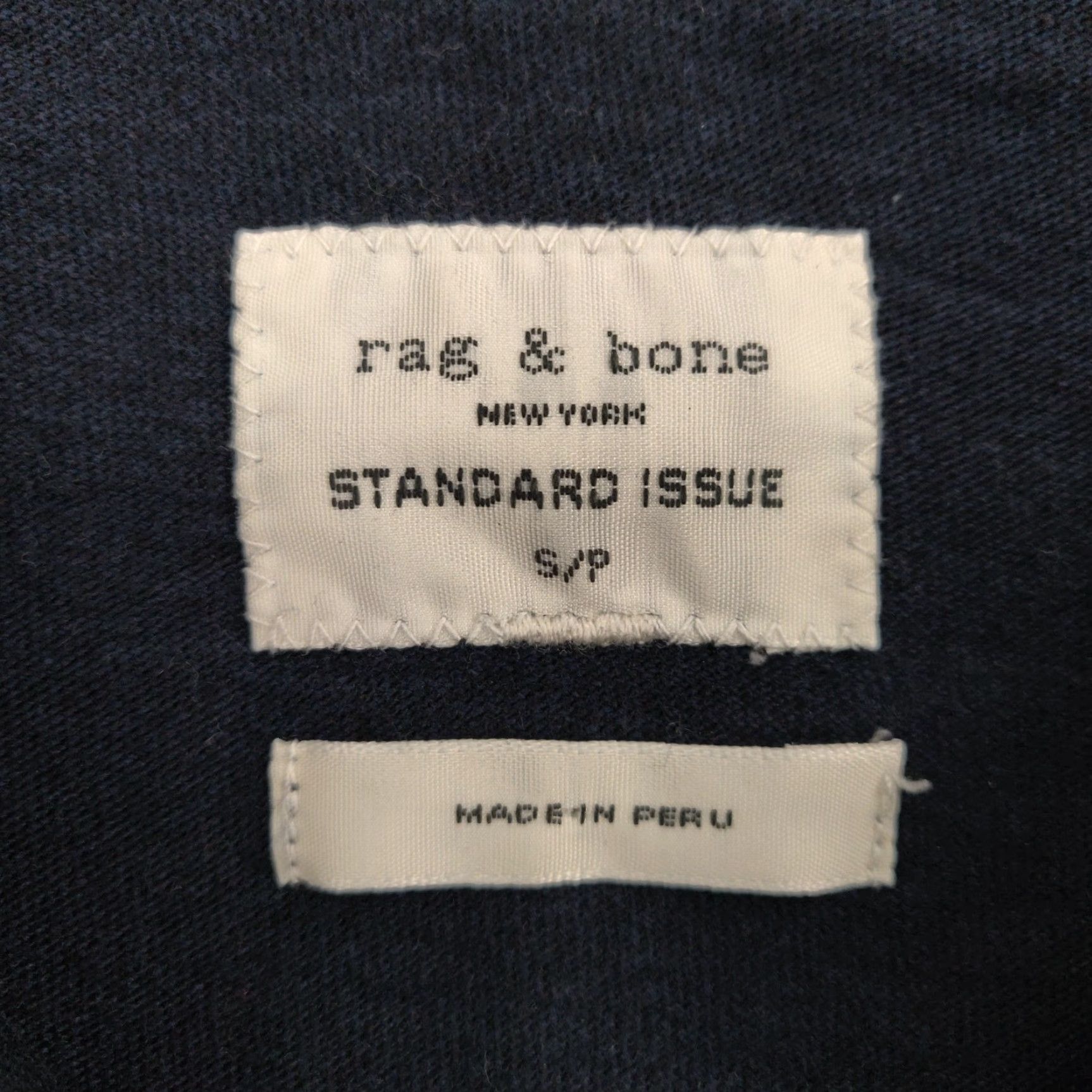Rag & Bone rag & bone Shirt Men S Charcoal Standard Issue Henley Long Sleeve Pullover Size US S / EU 44-46 / 1 - 6 Thumbnail