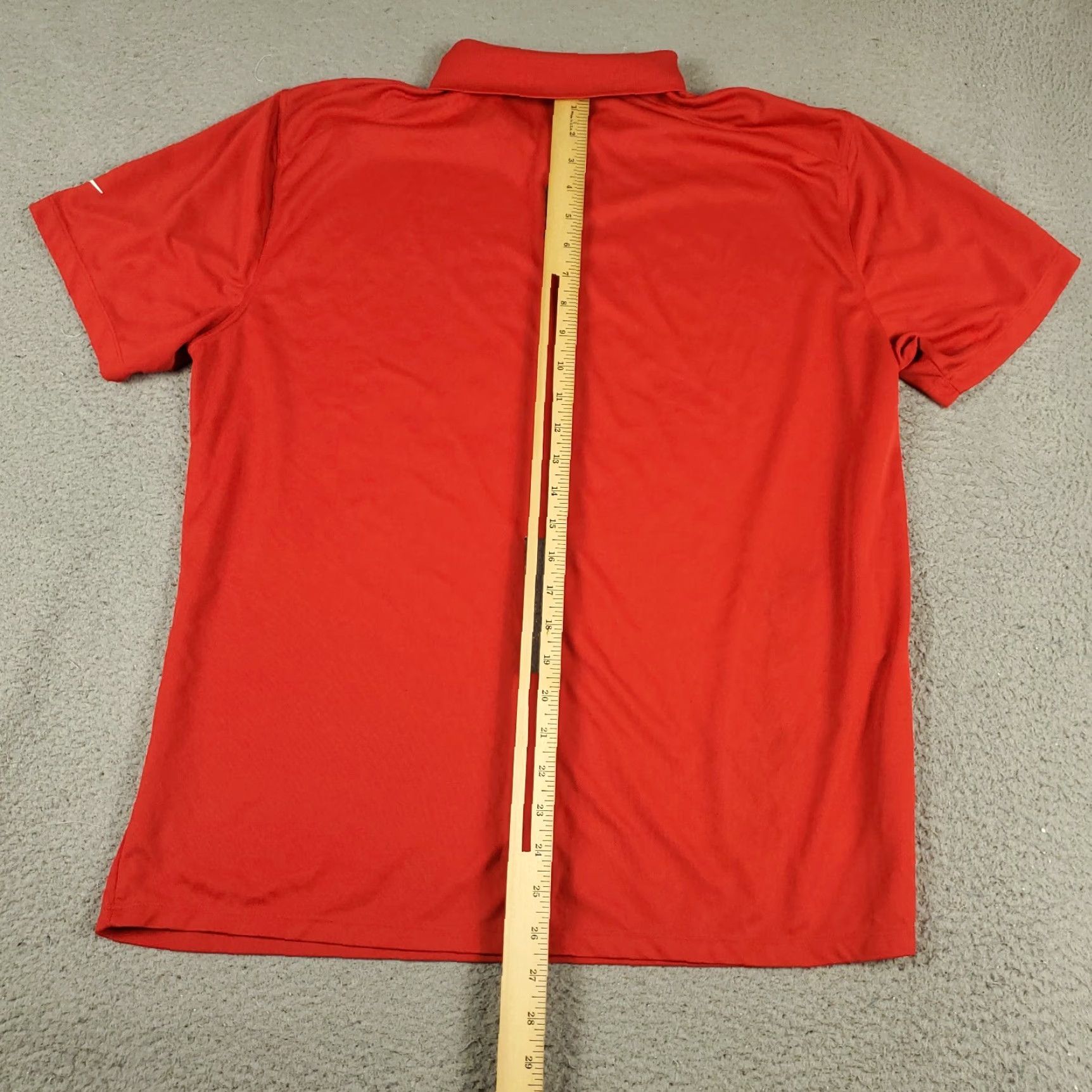 Nike Nike Polo Shirt Mens L Red Swoosh Golf Casual Short Sleeve Polo Size US L / EU 52-54 / 3 - 3 Thumbnail