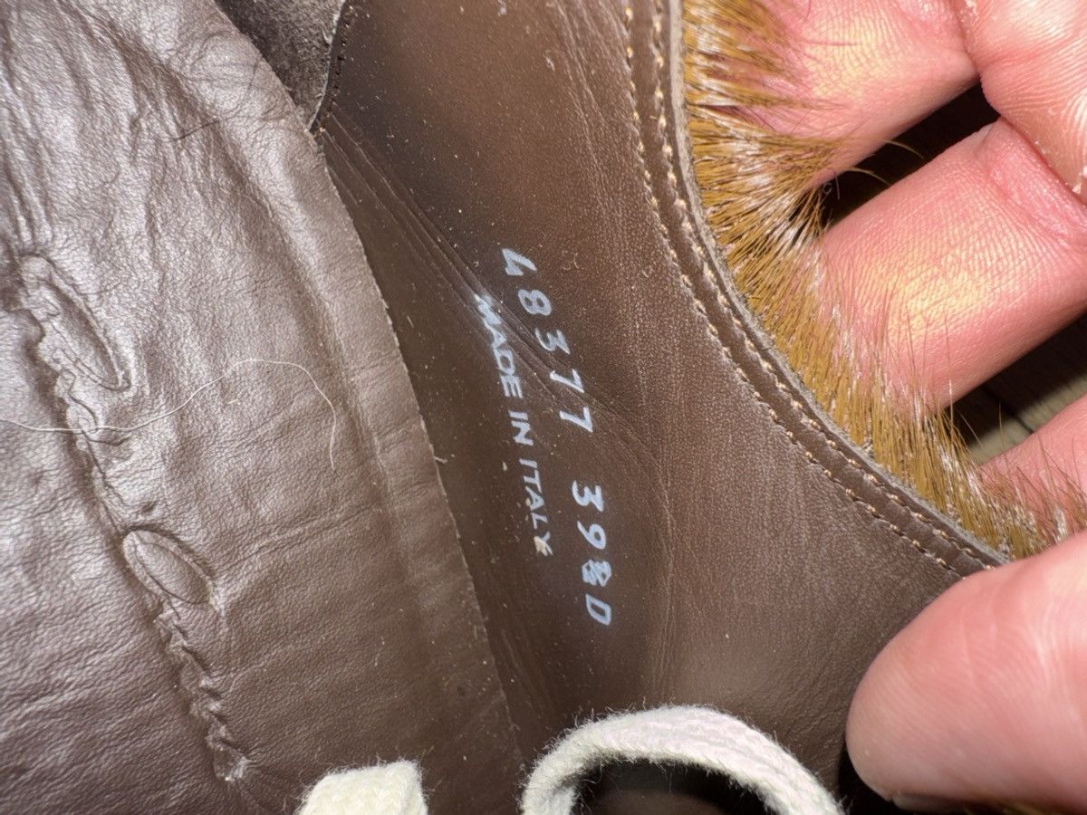 Rick Owens Ponyhair Ramones Low Brown Size US 6.5 / EU 39-40 - 9 Thumbnail