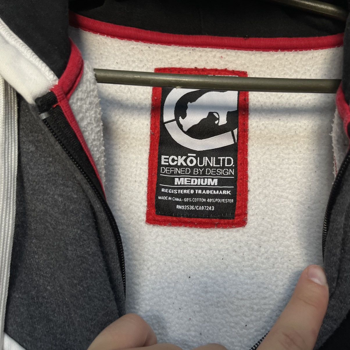 Ecko Unltd. Vintage Y2K Ecko UNLTD Zip Hoodie If Six Was Nine Style Size US M / EU 48-50 / 2 - 9 Thumbnail
