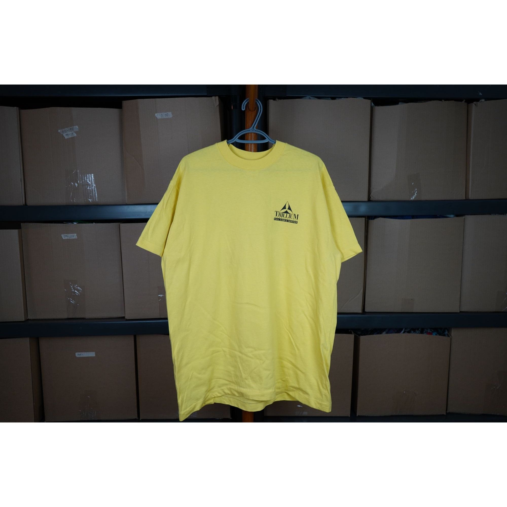 Vintage 90s Cable Company Yellow Vintage Tshirt Men's XL #414 Size US XL / EU 56 / 4 - 1 Thumbnail