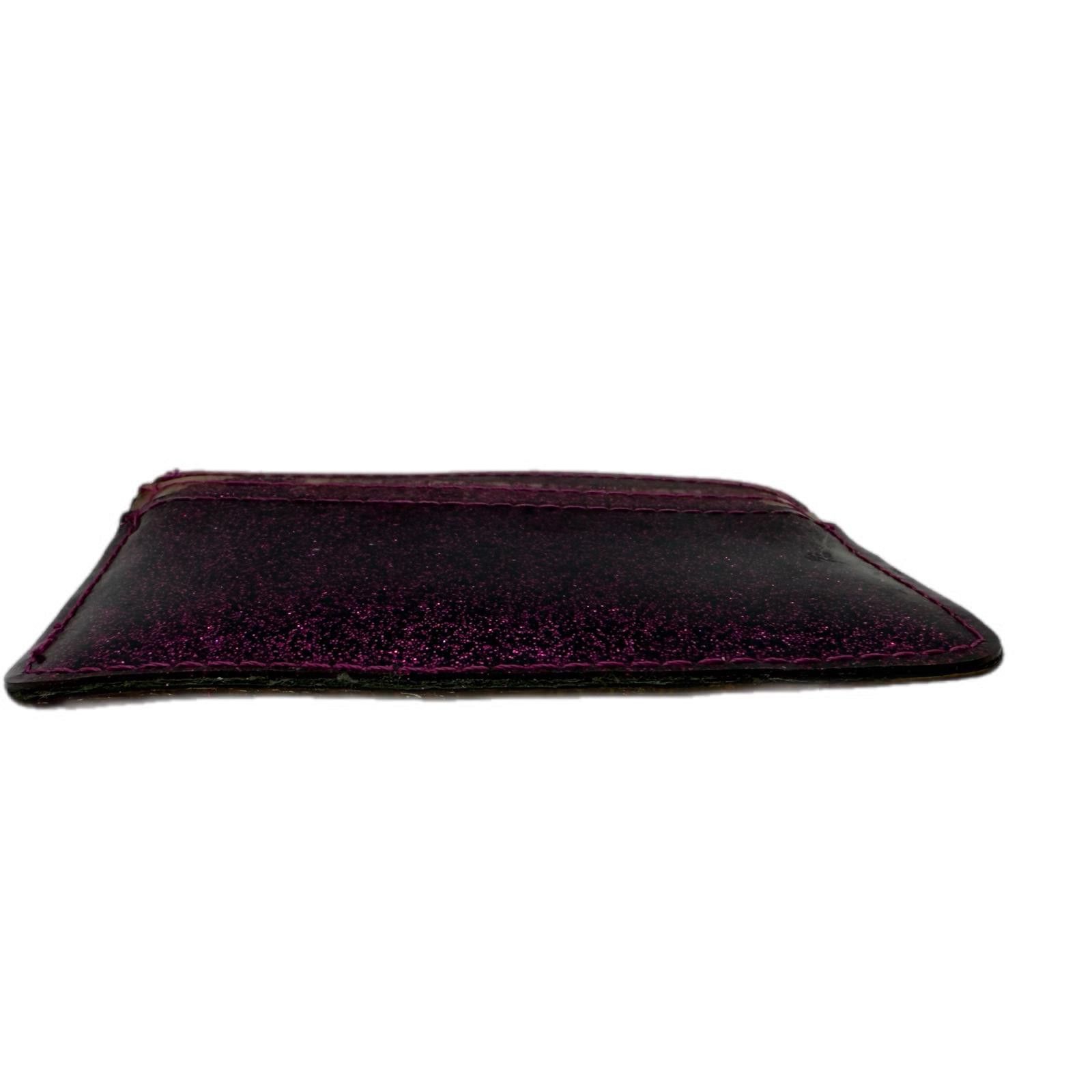 Other Deux Lux Glitter Wallet - Purple Sparkle Card Holder Size ONE SIZE - 3 Thumbnail