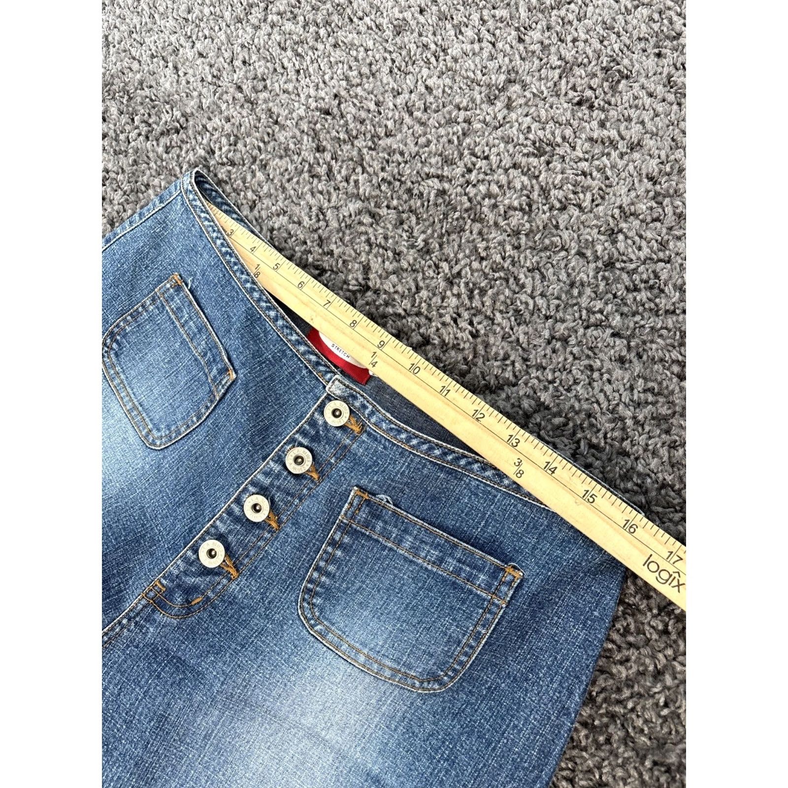 Vintage VINTAGE LA Blues Capri Jeans Womens 32x24 Button Fly Pockets Boho Blue 32 Waist Ladies Jeans Size 24" / US 00 / IT 34 - 4 Thumbnail