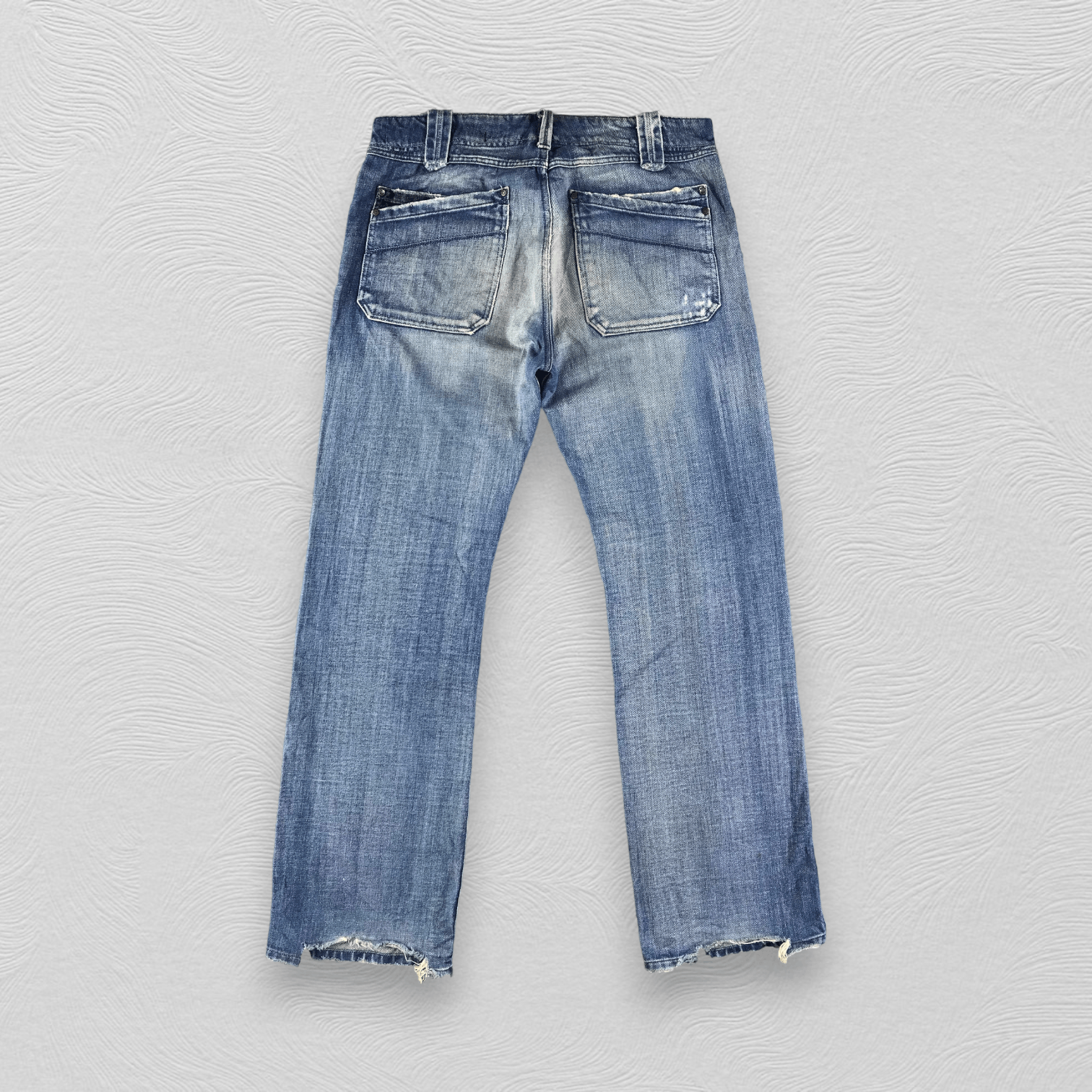 Diesel Diesel Bush Pants Jeans Faded Blue Denim KJ1620 Size US 32 / EU 48 - 2 Thumbnail