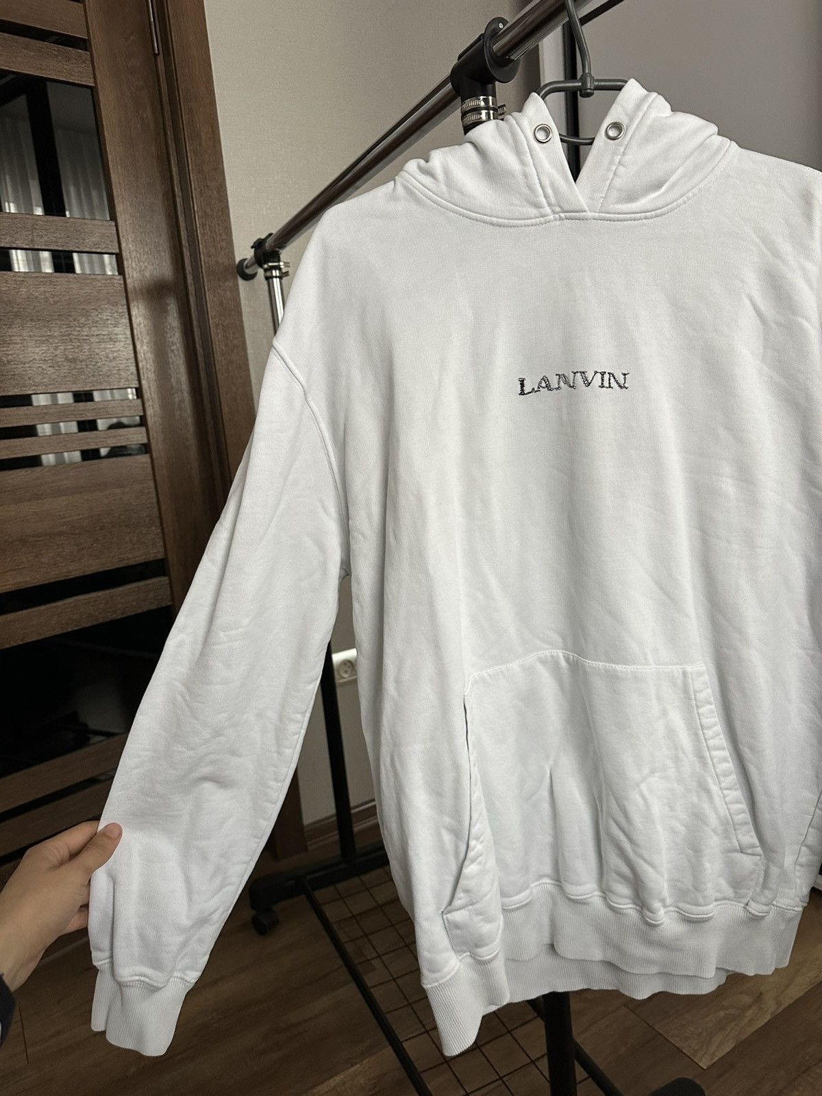 Lanvin Lanvin Paris Hoodie Pullover Size US XL / EU 56 / 4 - 7 Thumbnail