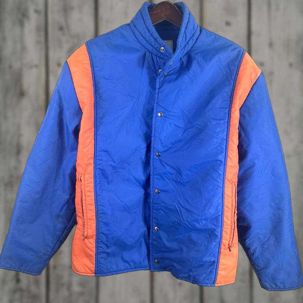 Etro VINTAGE Roffe Skiwear Jacket Mens L Blue Nylon Softshell Windbreaker Retro 90s Mens L Jacket Size US L / EU 52-54 / 3 - 1 Thumbnail