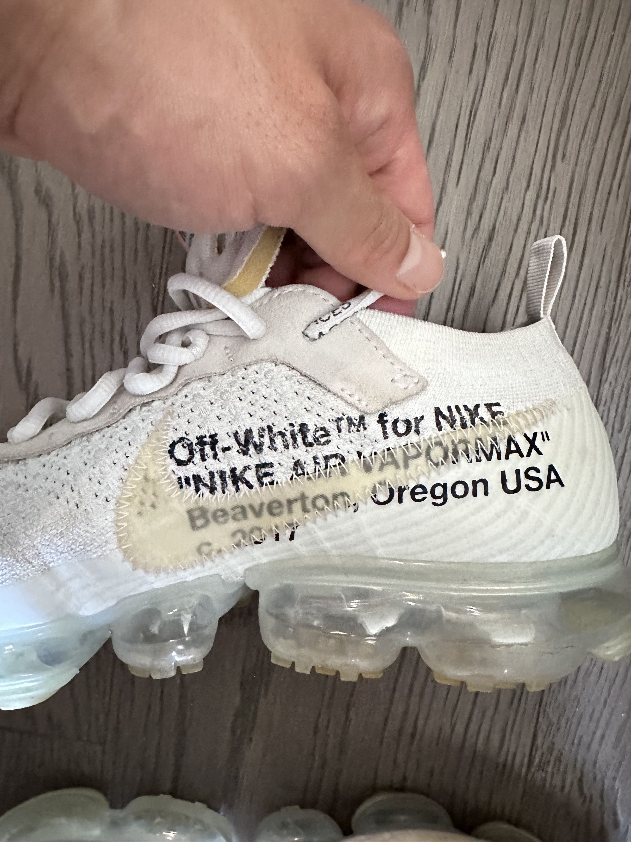 Nike × Off-White Nike Off White VaporMax White 2018 Size US 10.5 / EU 43-44 - 16 Thumbnail