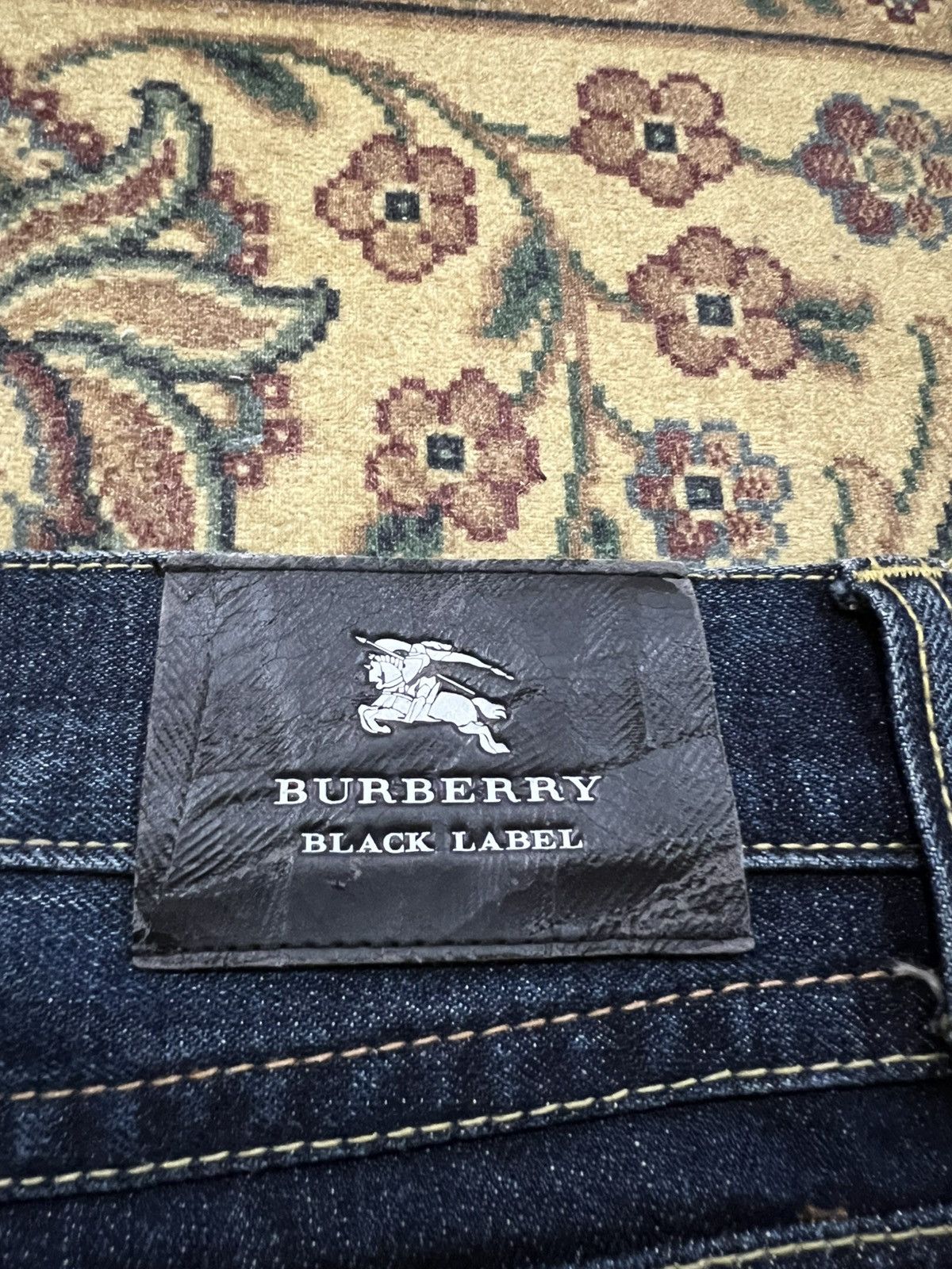 💥Flare💥Burberry Black Label Distressed Flare Jean