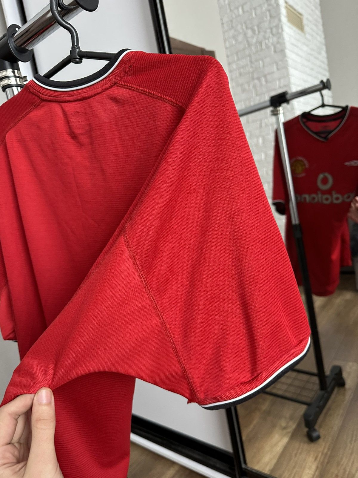 Umbro 2000/2001 Umbro Manchester United Vintage Soccer Jersey Tee Size US XL / EU 56 / 4 - 16 Thumbnail
