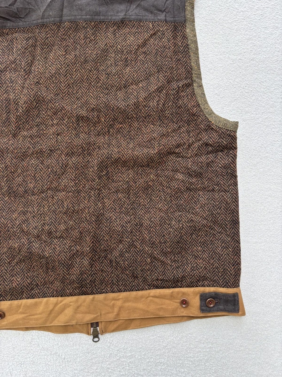 Harris Tweed Karl Helmut x Harris Tweed Patchwok Vest Size US M / EU 48-50 / 2 - 15 Thumbnail